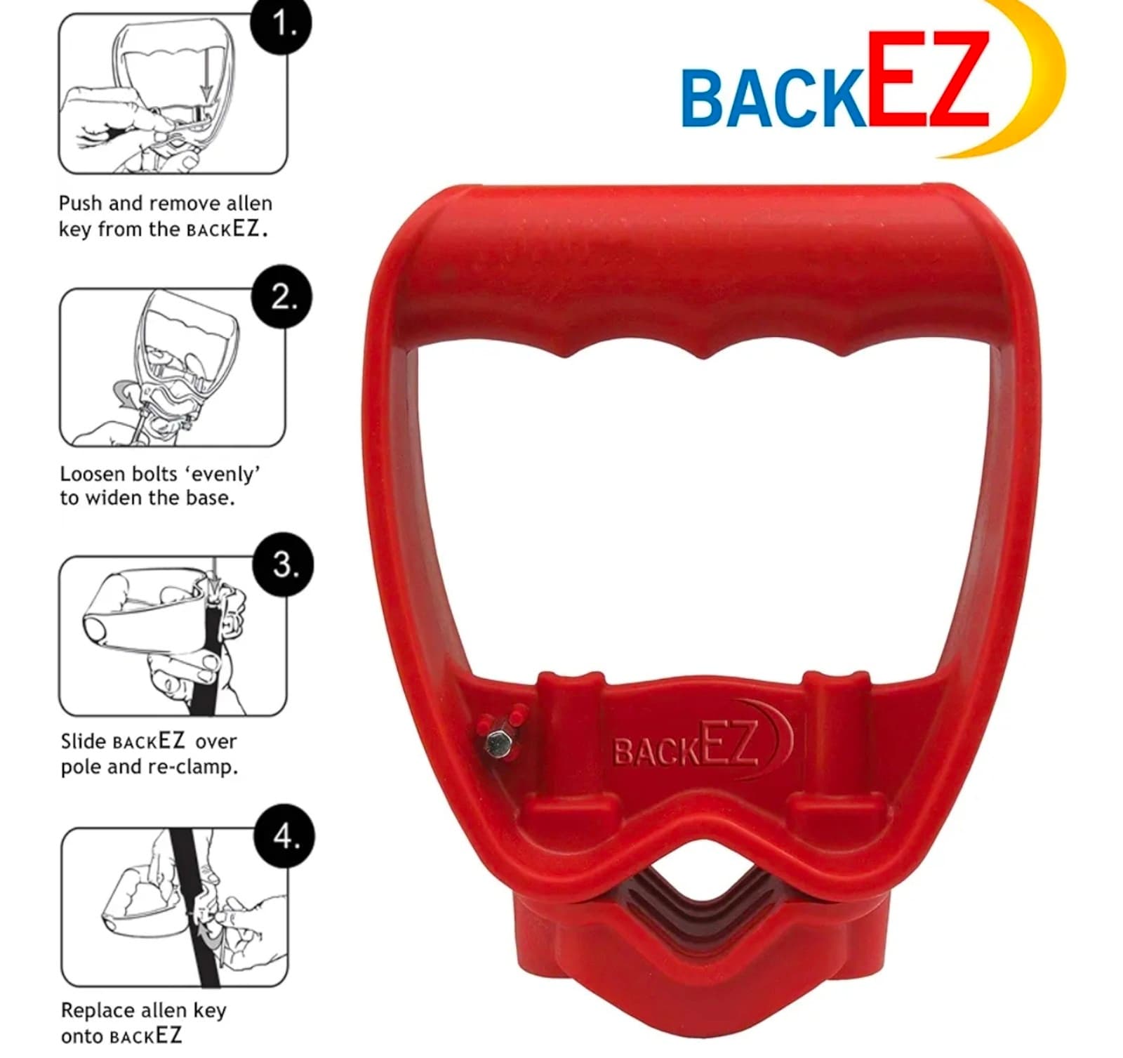 Back-Saving Tool Handle Attachment, EVR-Grip Upgrade, Labor-Saving Ergonomic Sho - Thumbnail 7