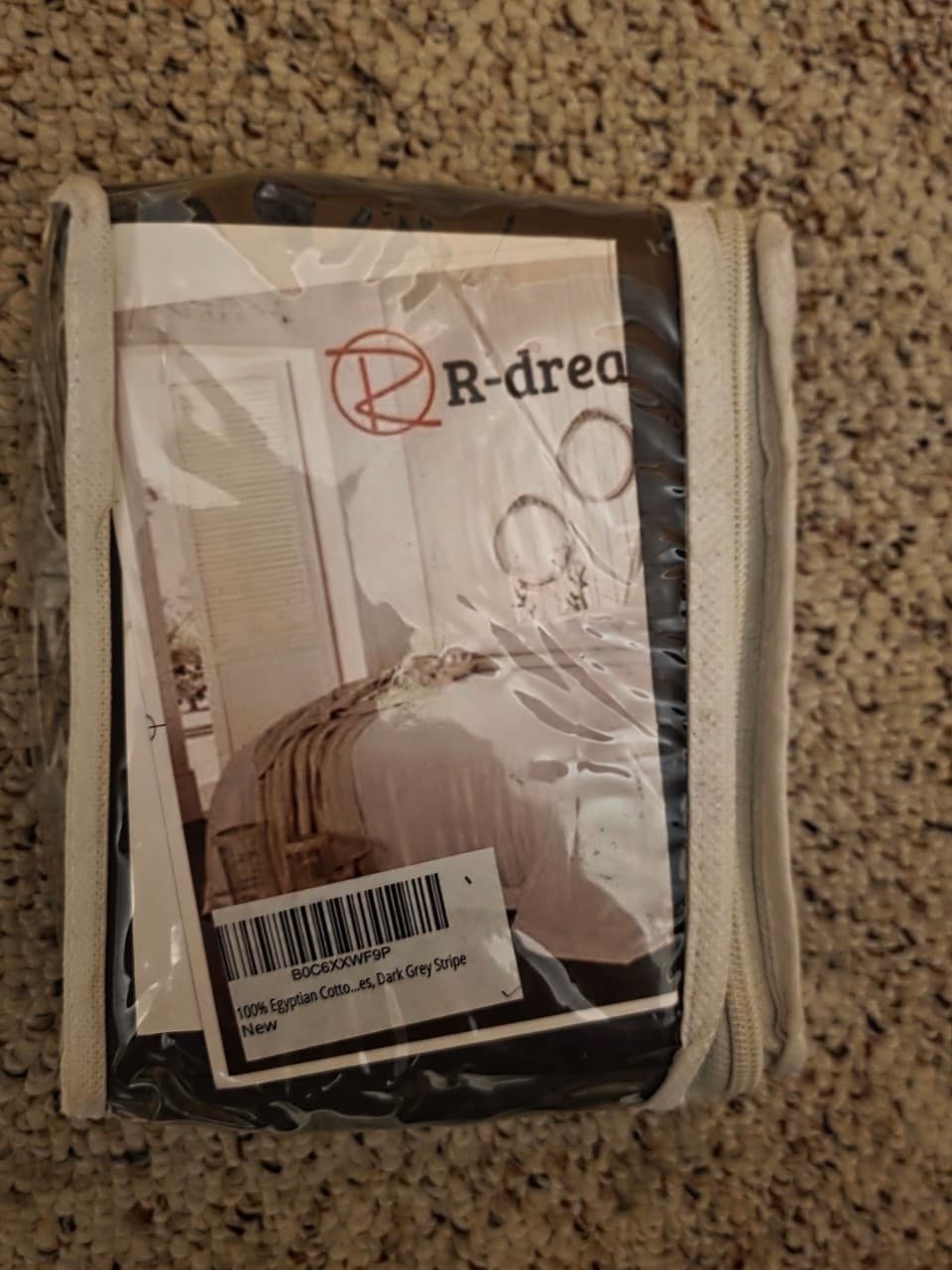 Egyptian Cotton Grey Strip Pillowcases x2 - Thumbnail 5