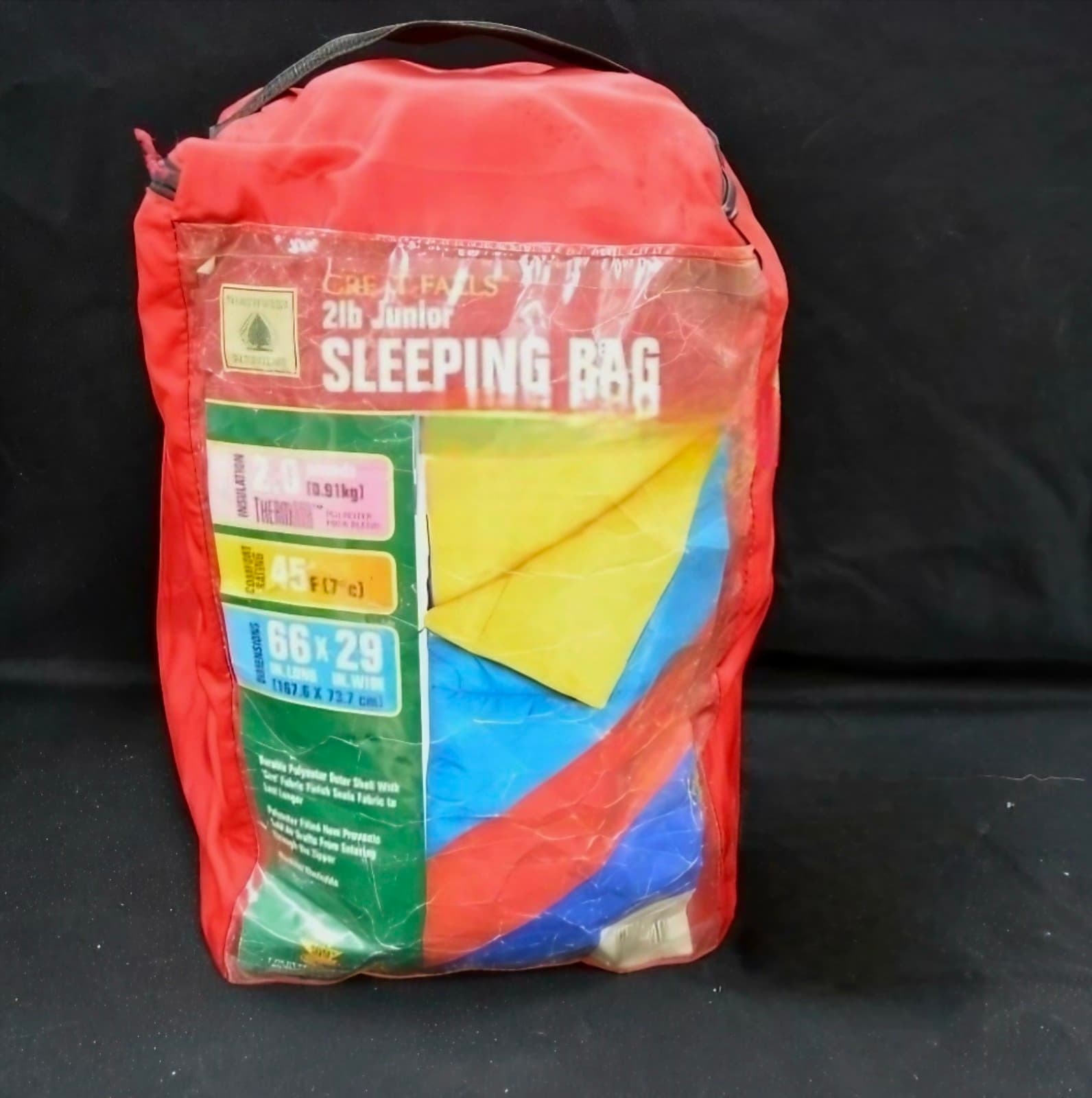 Junior Sleeping Bag 66 x 29 Multicolor by Northwest Territory Great Falls - Image 1