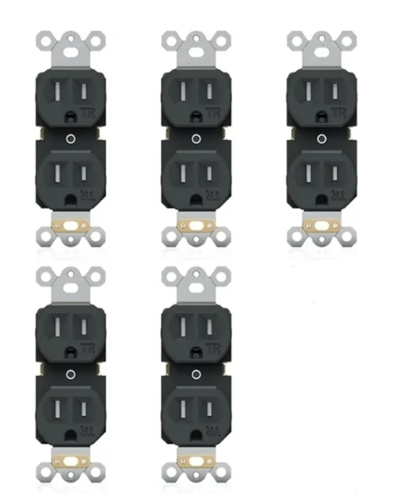 Electrical Outlet, Tamper-Resistant Duplex Receptacle, Standard Duplex Plug-in - Image 1
