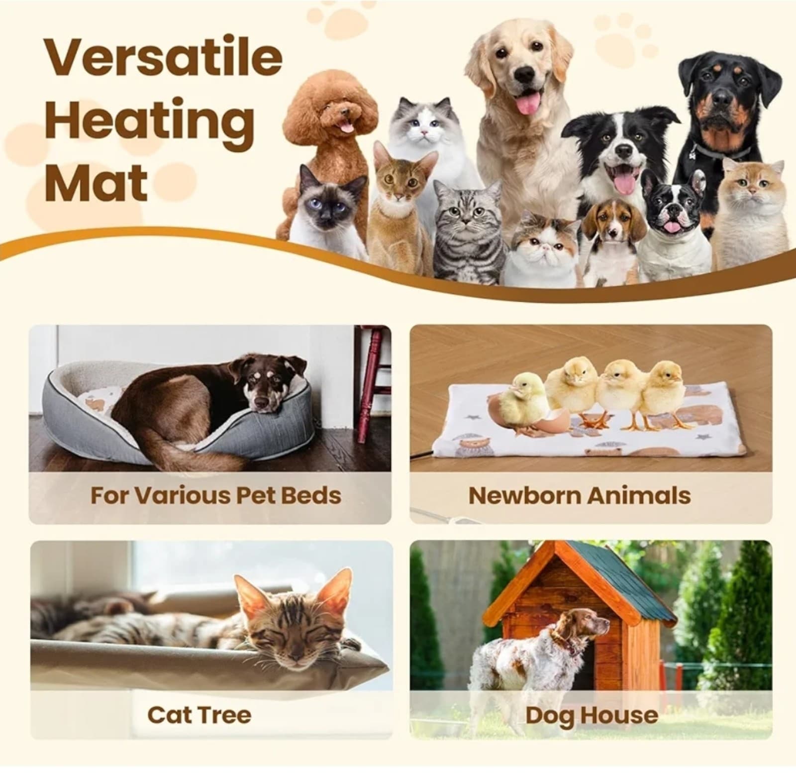 Pet Heating Pad 28"x27.5" - Thumbnail 8