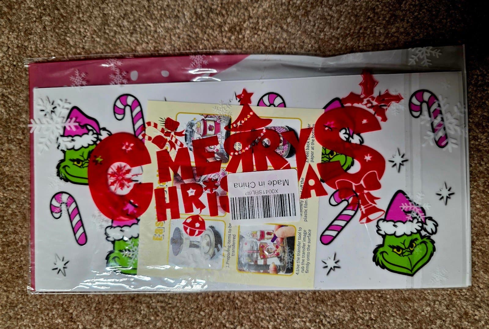 Grinch Merry Christmas Mug Wraps - Image 1