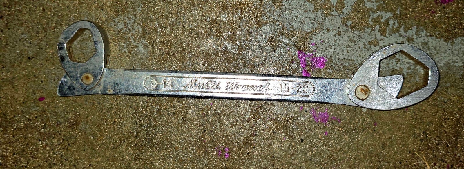 Lovecraft BeautyVintage Heavy Duty CHROME VANADIUM 3/8-13/16 MULTI WRENCH 15-22m - Image 1