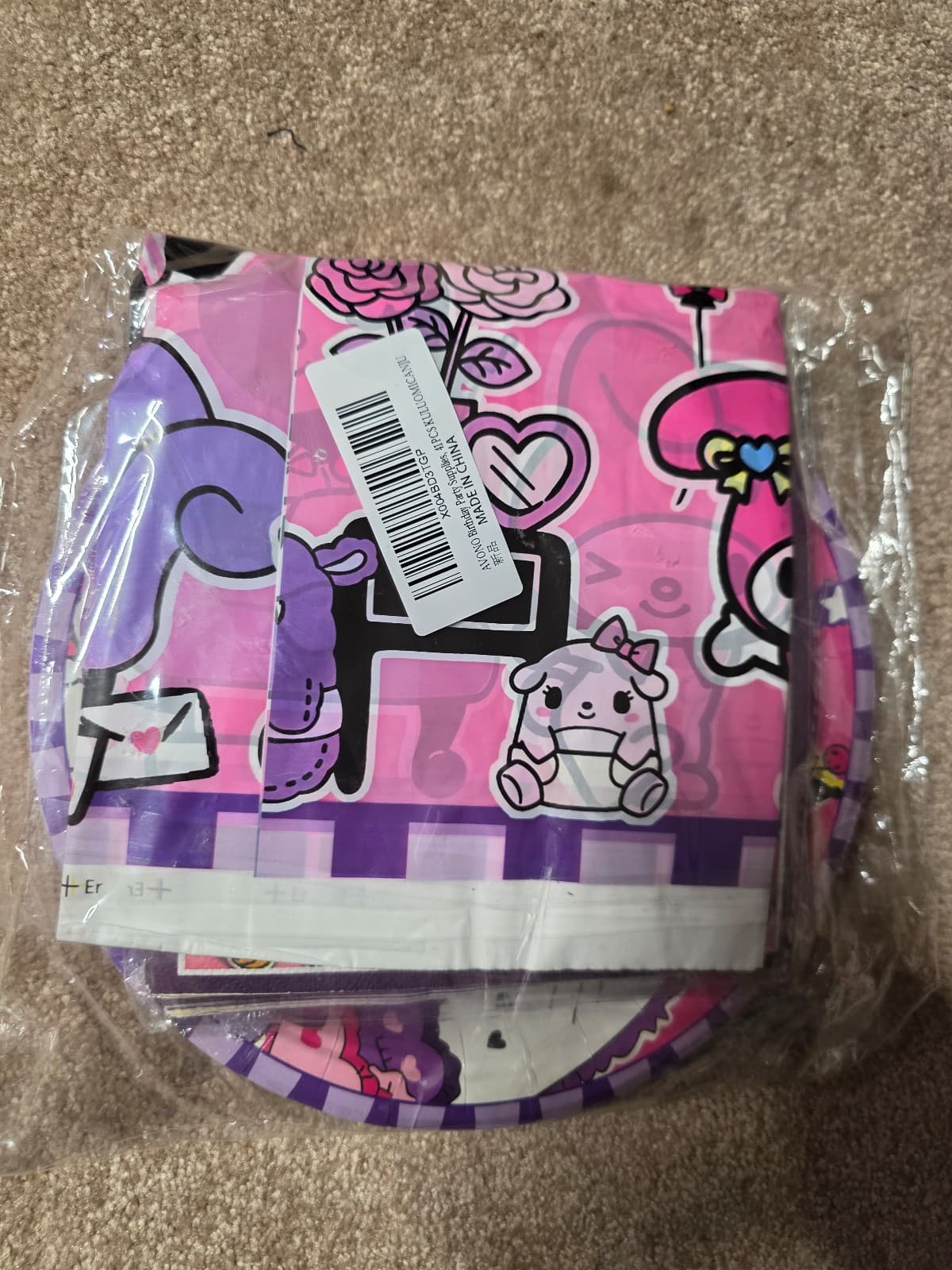 Kuromi Party Supplies 41pc - Image 1