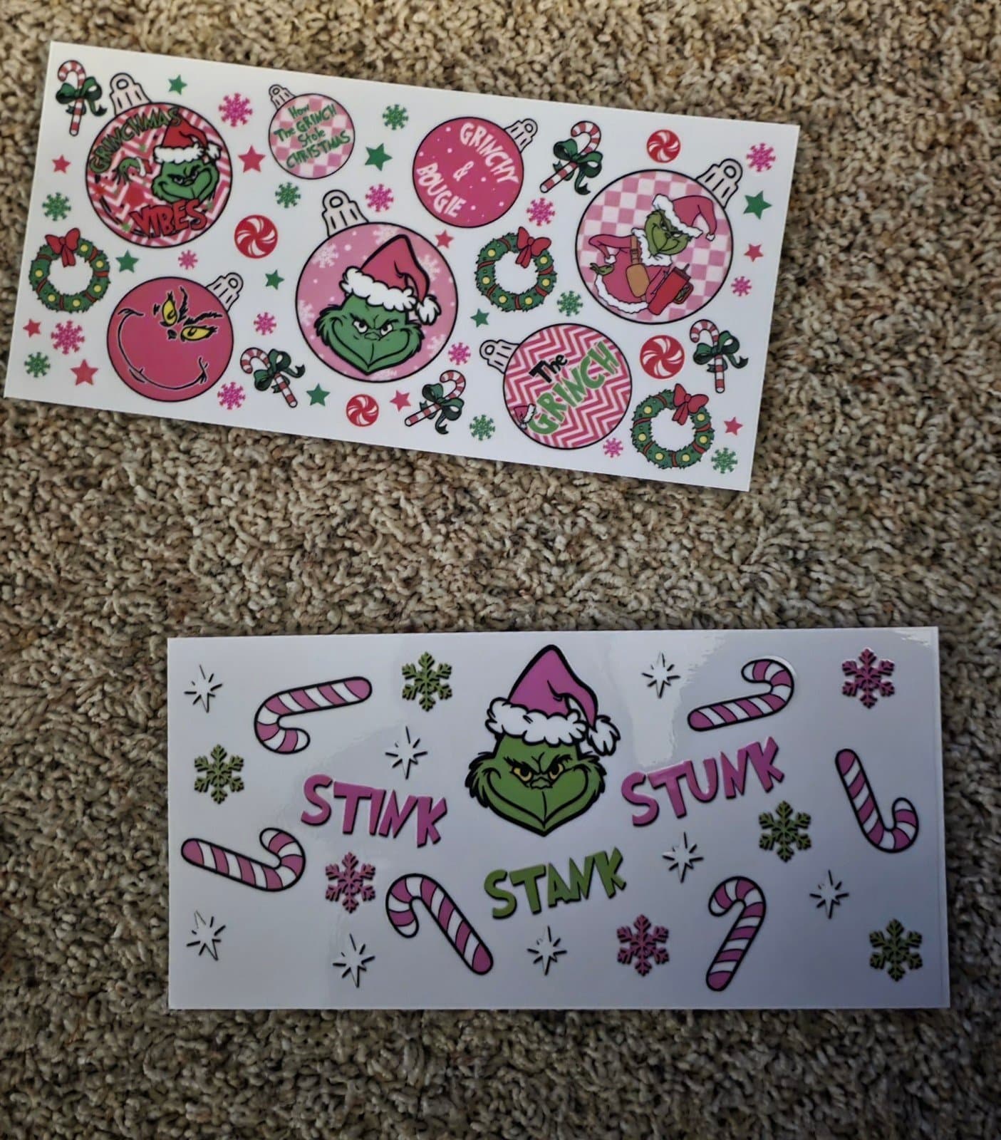 Grinch Merry Christmas Mug Wraps - Thumbnail 3
