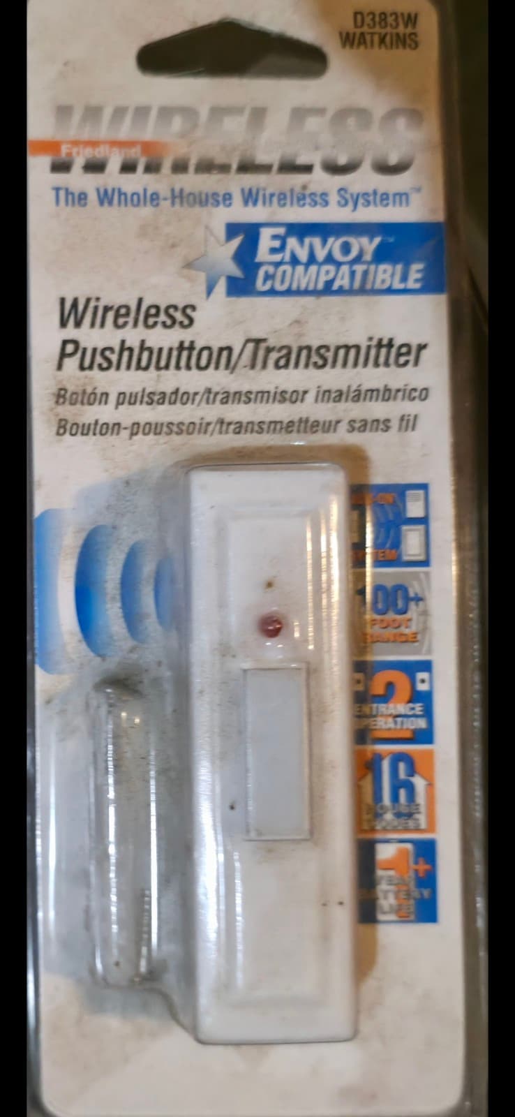 Wireless Push Button Transmitter - Image 1