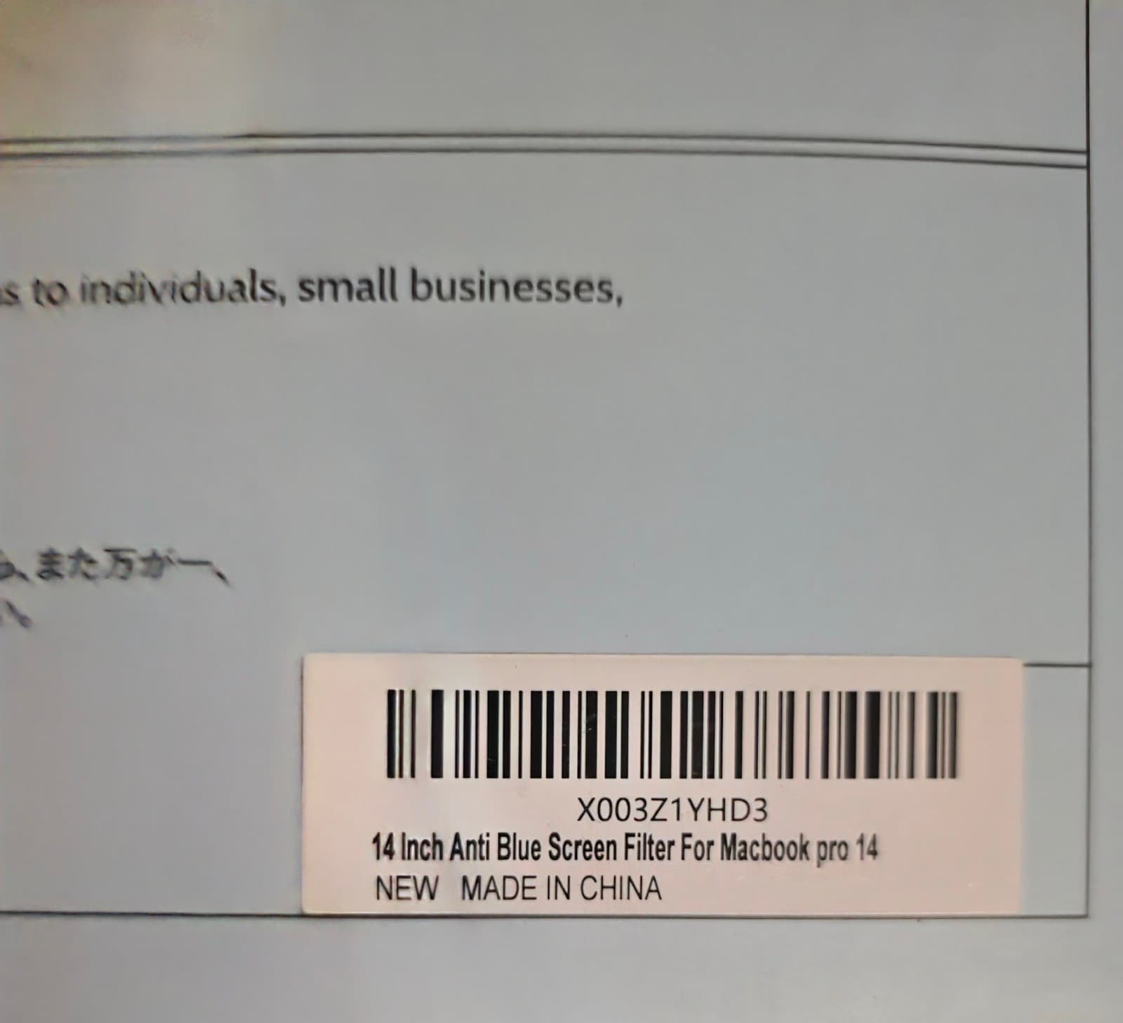 MacBook Pro 14 Screen Protector - Anti Blue Screen - Thumbnail 9