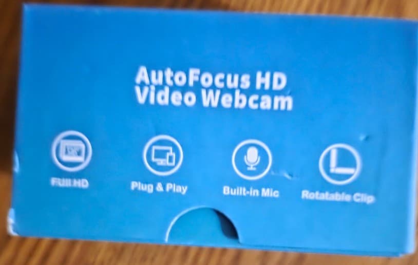 AutoFocus HD 1080P Webcam Stereo Mic, Privacy Cover, Plug & Play, Tripod - Thumbnail 2