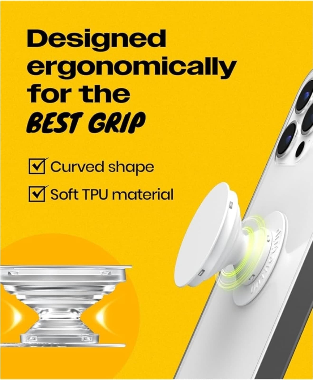 Daisy Flower Pop Socket by On the Grip - Thumbnail 3