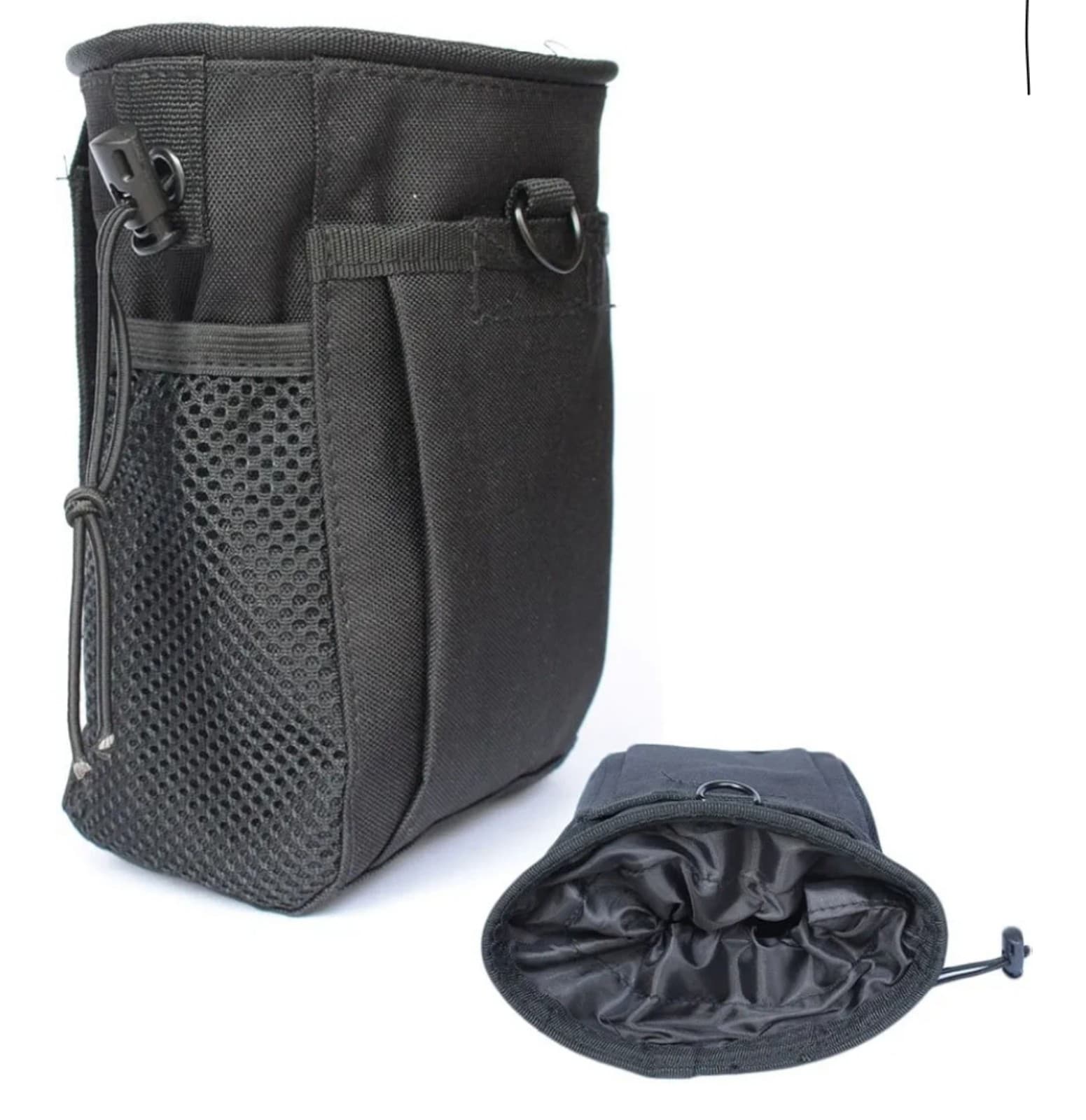 Tactical Molle Drawstring Magazine Dump Pouch, Military Adjustable Belt Utility - Image 1