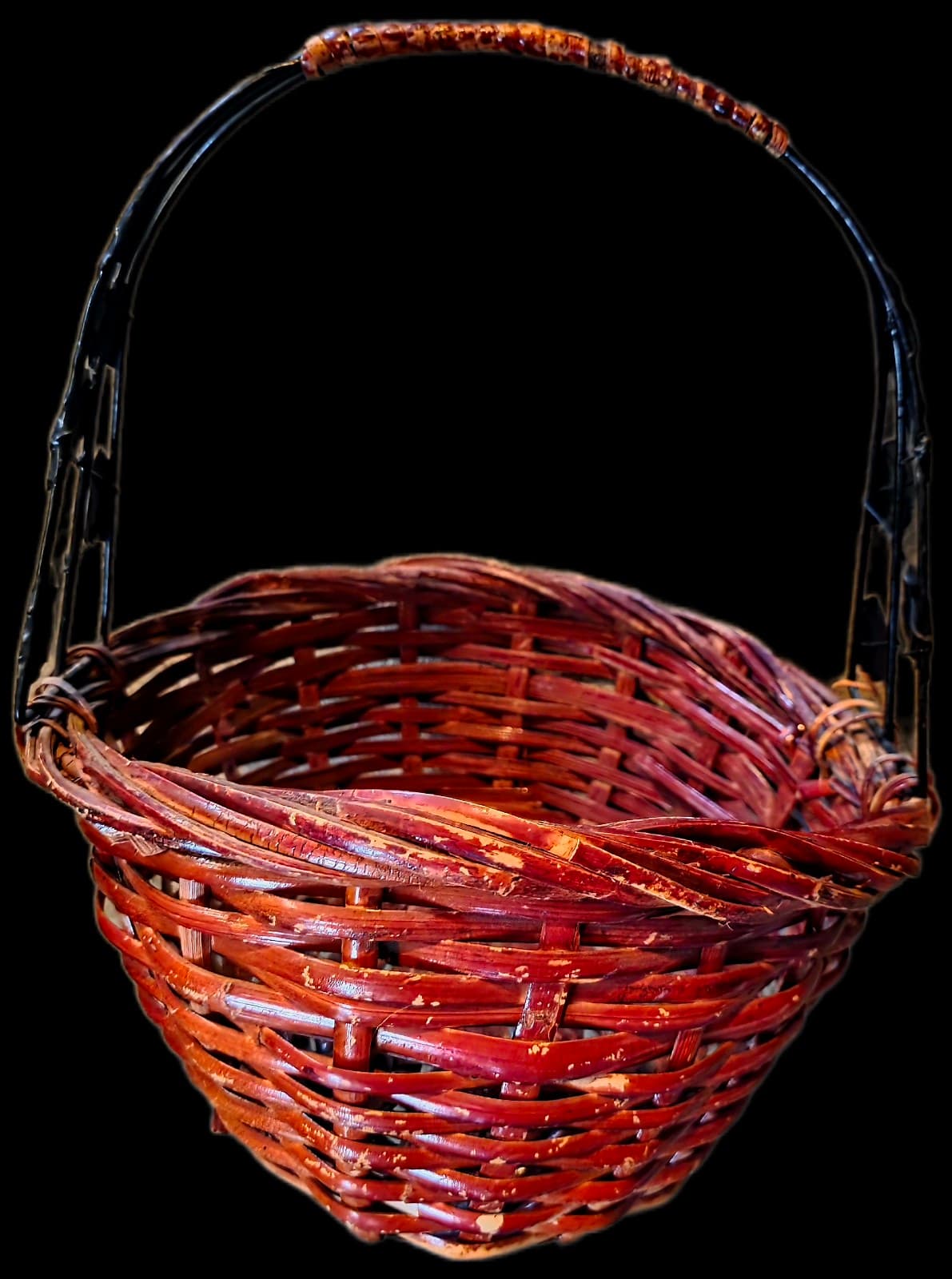Basket Vintage Wicker Basket - Image 1