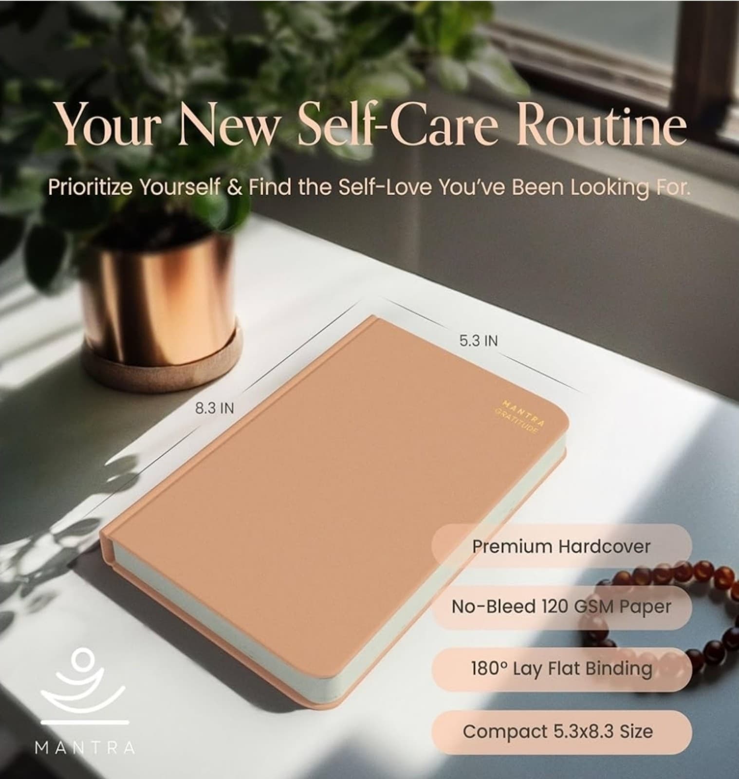 Gratitude Journal For Women & Men - Mental Health, Self Love & Self Care Journal - Thumbnail 2