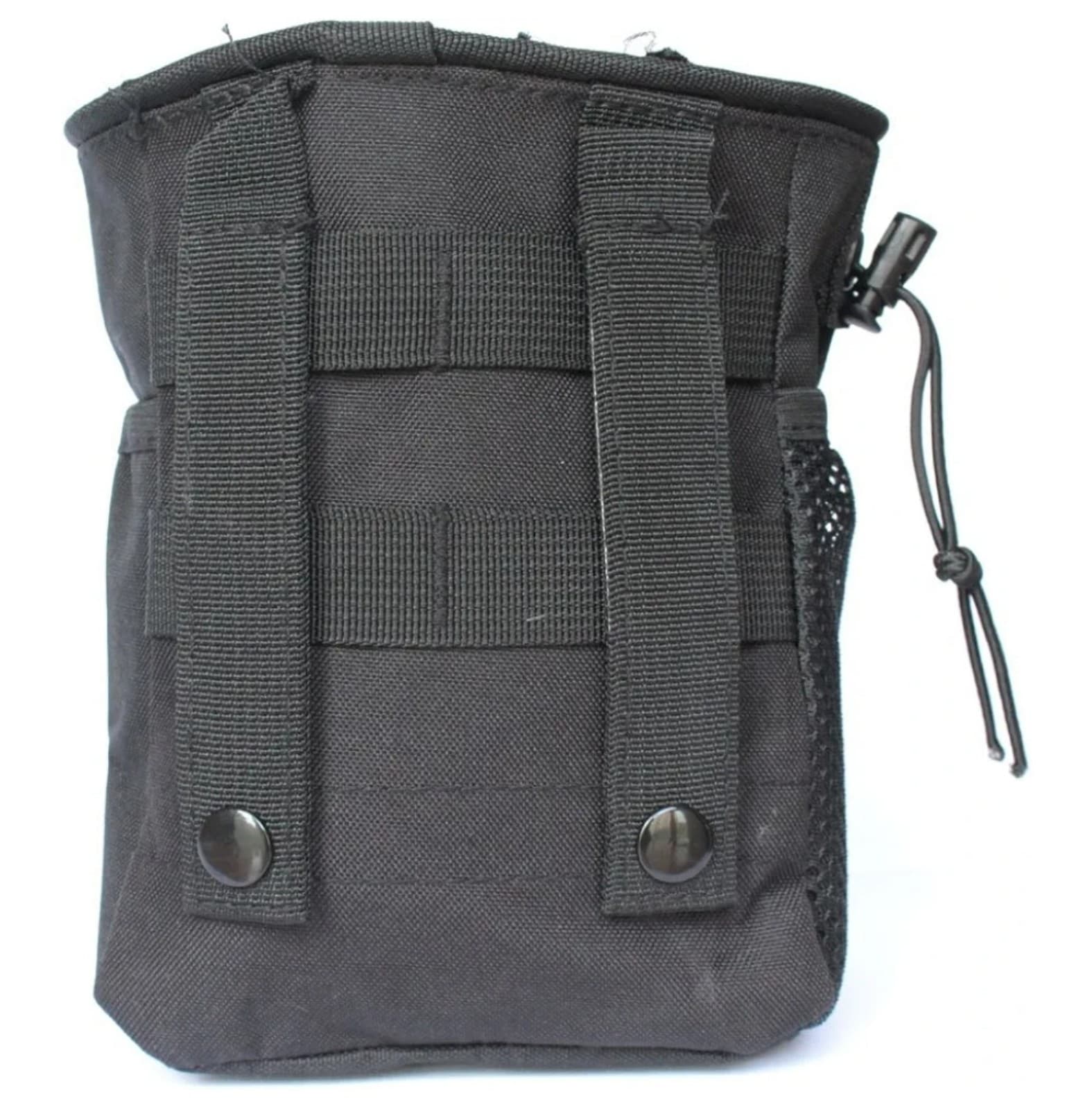 Tactical Molle Drawstring Magazine Dump Pouch, Military Adjustable Belt Utility - Thumbnail 3