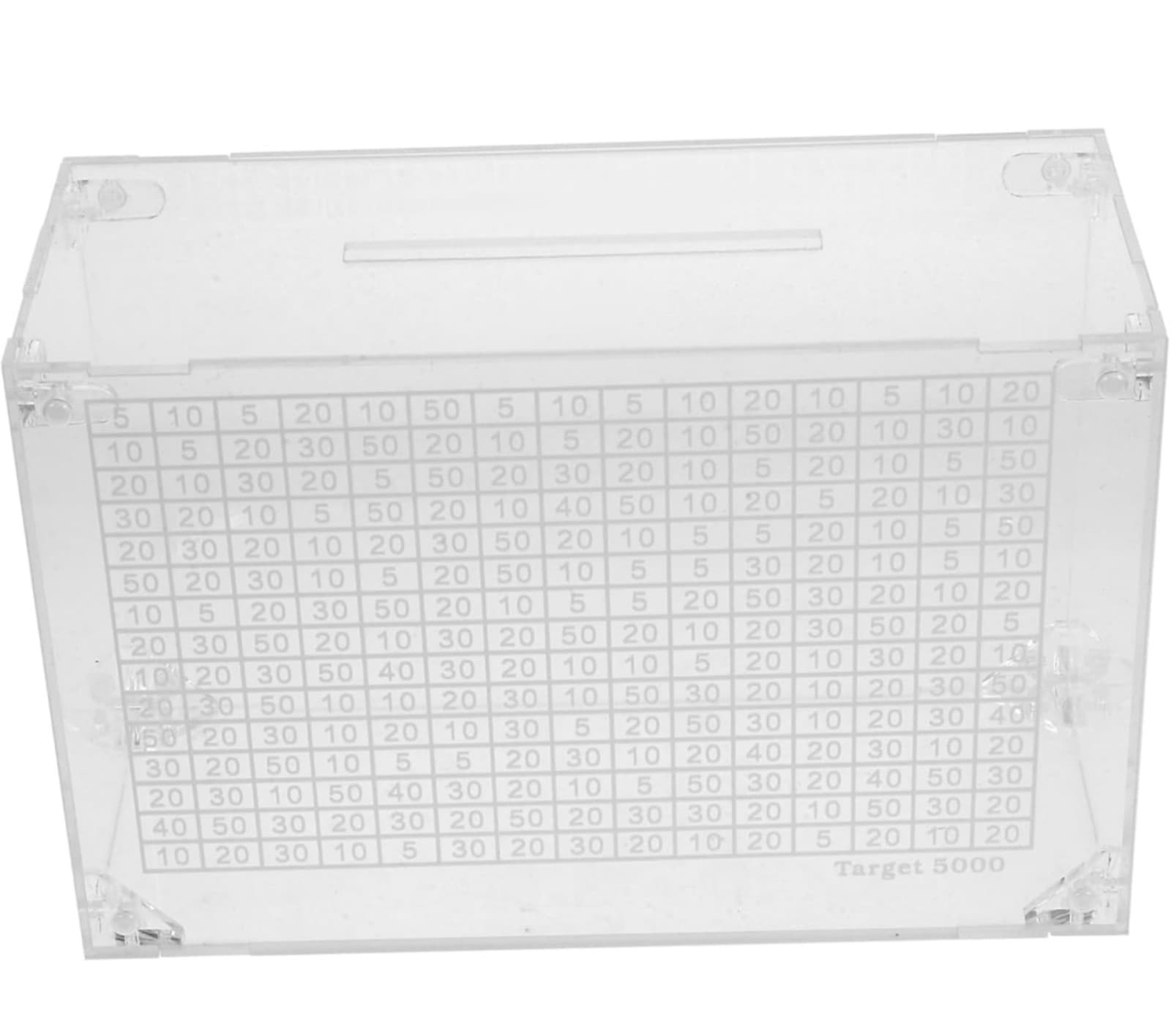 Acrylic Coin Bank Money Saving Pot - Image 1