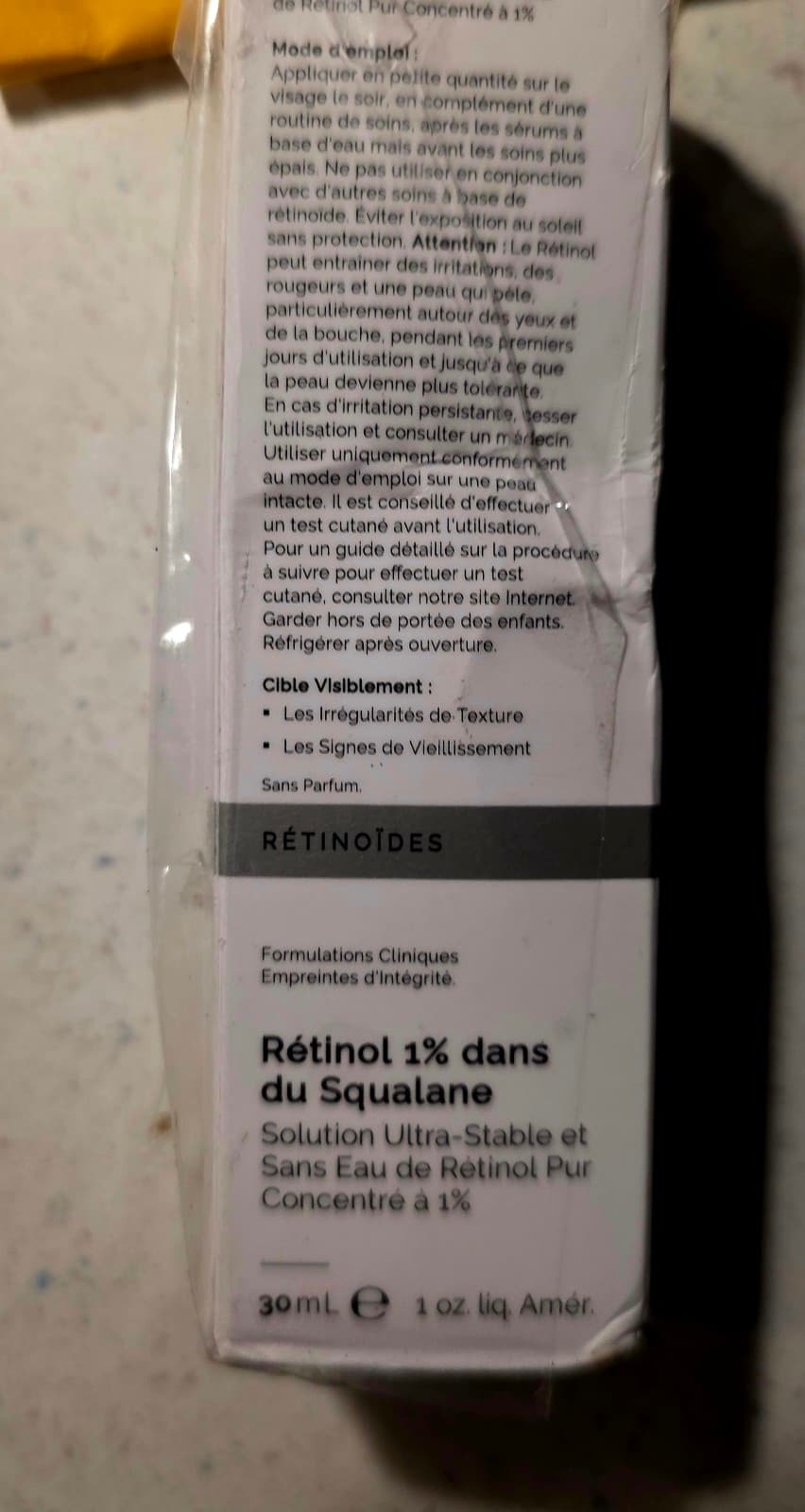 The Ordinary Retinol 1% in Squalane - 30ml, Korean Cosmetics, Kbeauty, sample - Thumbnail 3