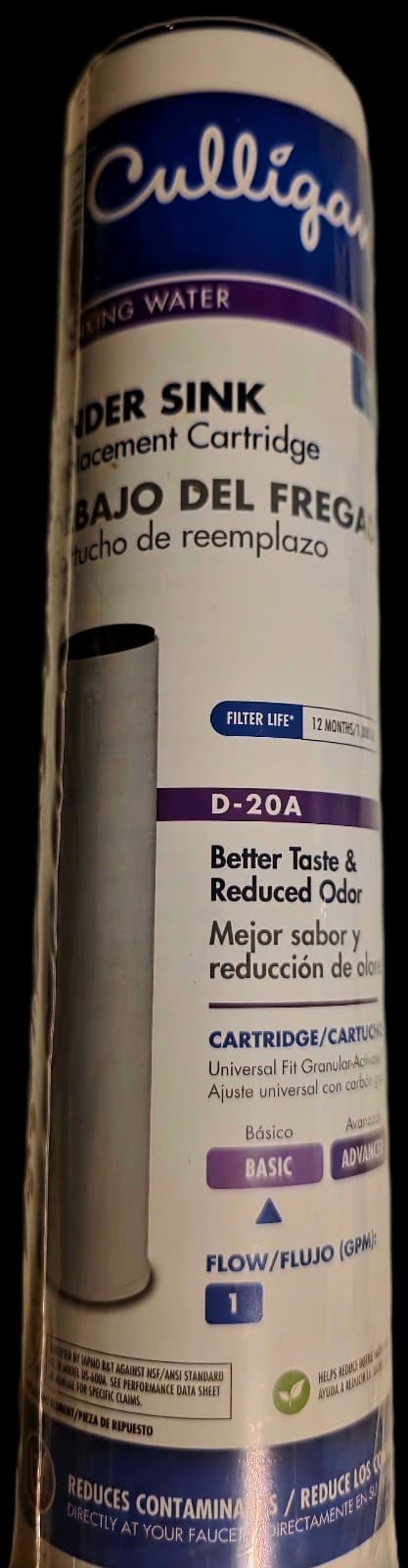 Culligan Under Sink Replacement Filter D-20A - Thumbnail 2
