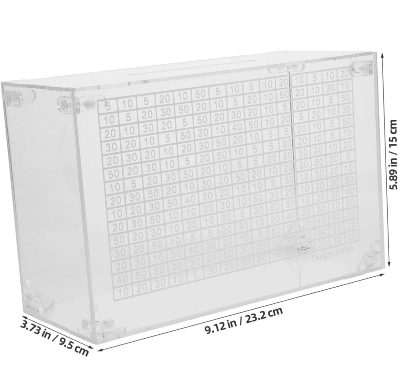 Acrylic Coin Bank Money Saving Pot - Thumbnail 3