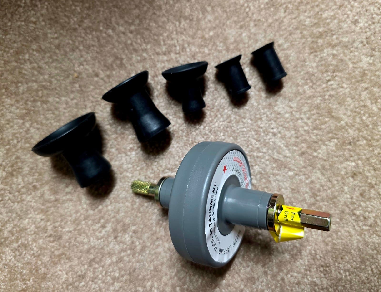 Shank Valve Lapping Tool Attachment with 16/20/30/35/45MM Suction Plates Electri - Thumbnail 3