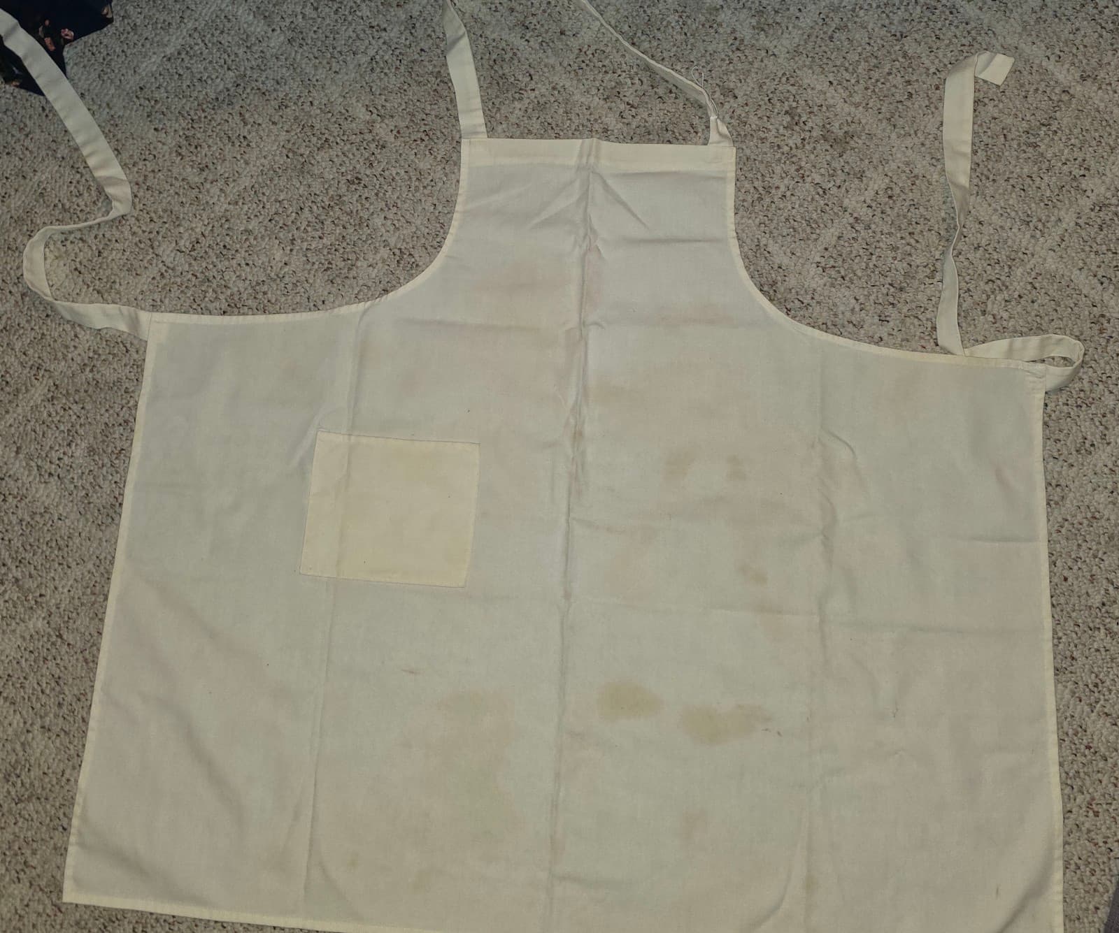 Vintage Apron with Pocket - Image 1