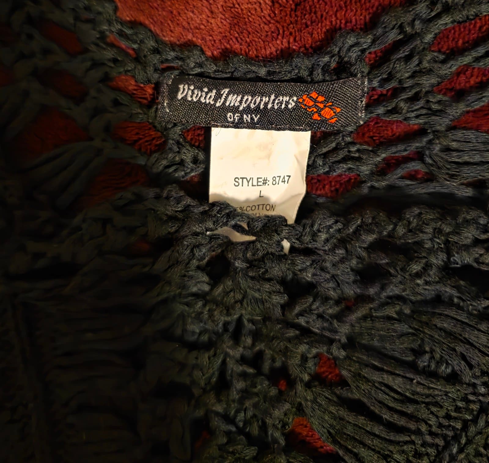 Cardigan Style Shirt sz L - Thumbnail 2