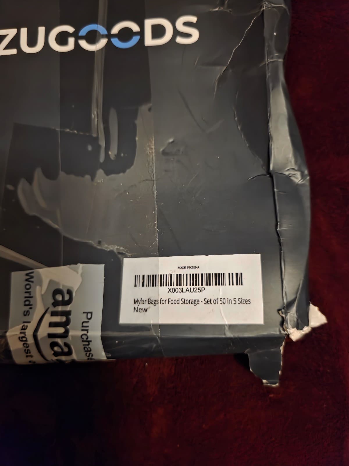 Mylar Bags 50ct - Thumbnail 2