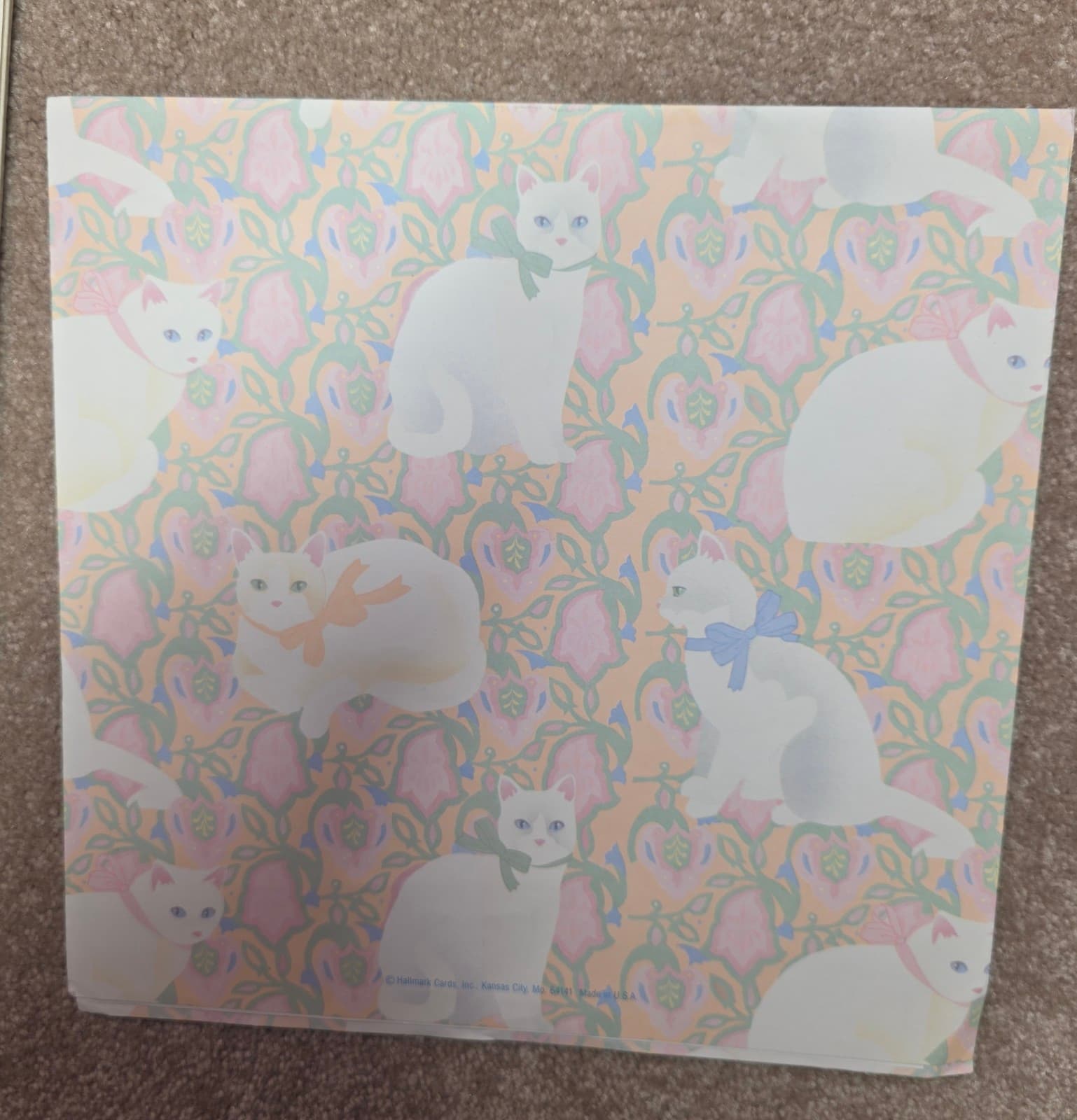 Cat Wrapping Paper - Image 1