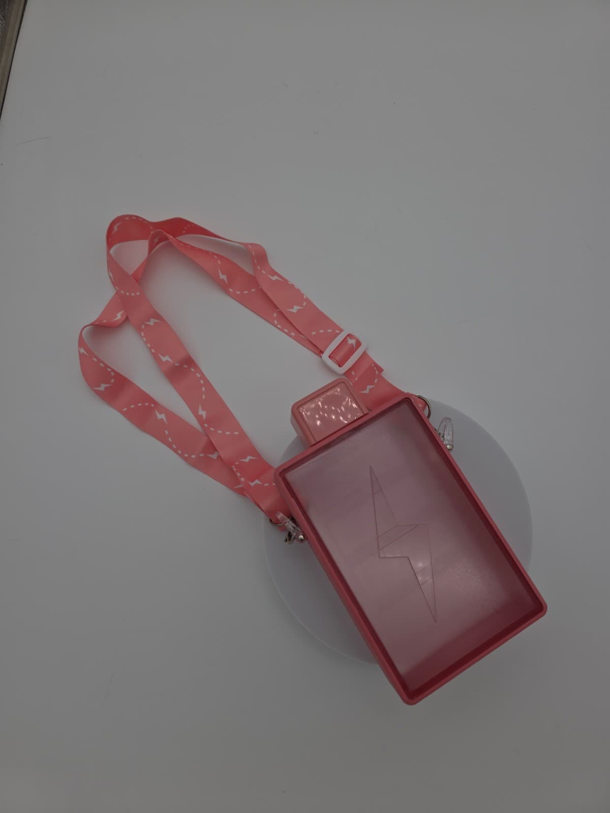 Kawaii Water Bottle Square Flat ins Wind Sports Strap Lanyard Water Bottle Cute - Image 1