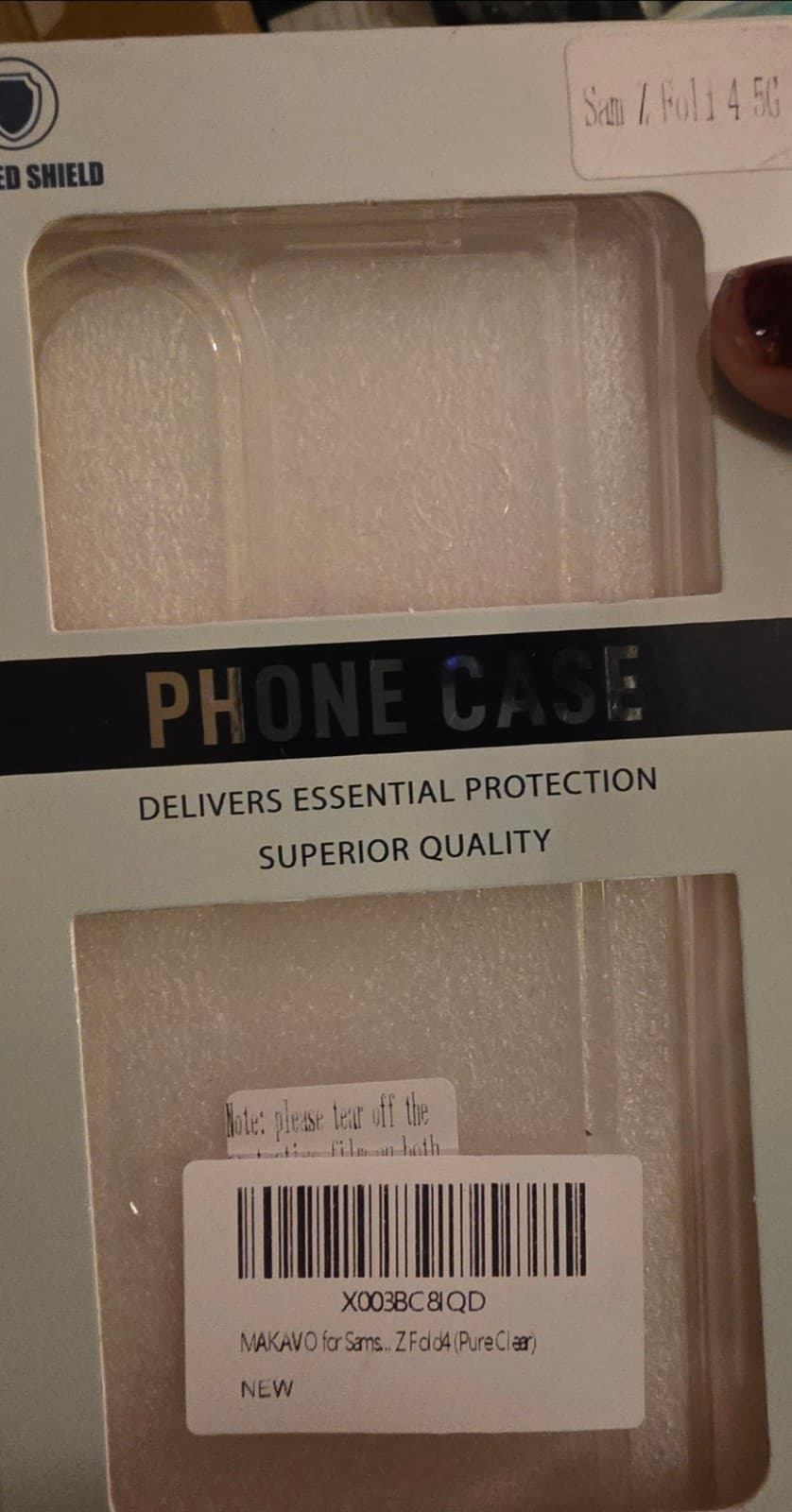 Samsung Galaxy Z Fold 4 Clear Case - Image 1