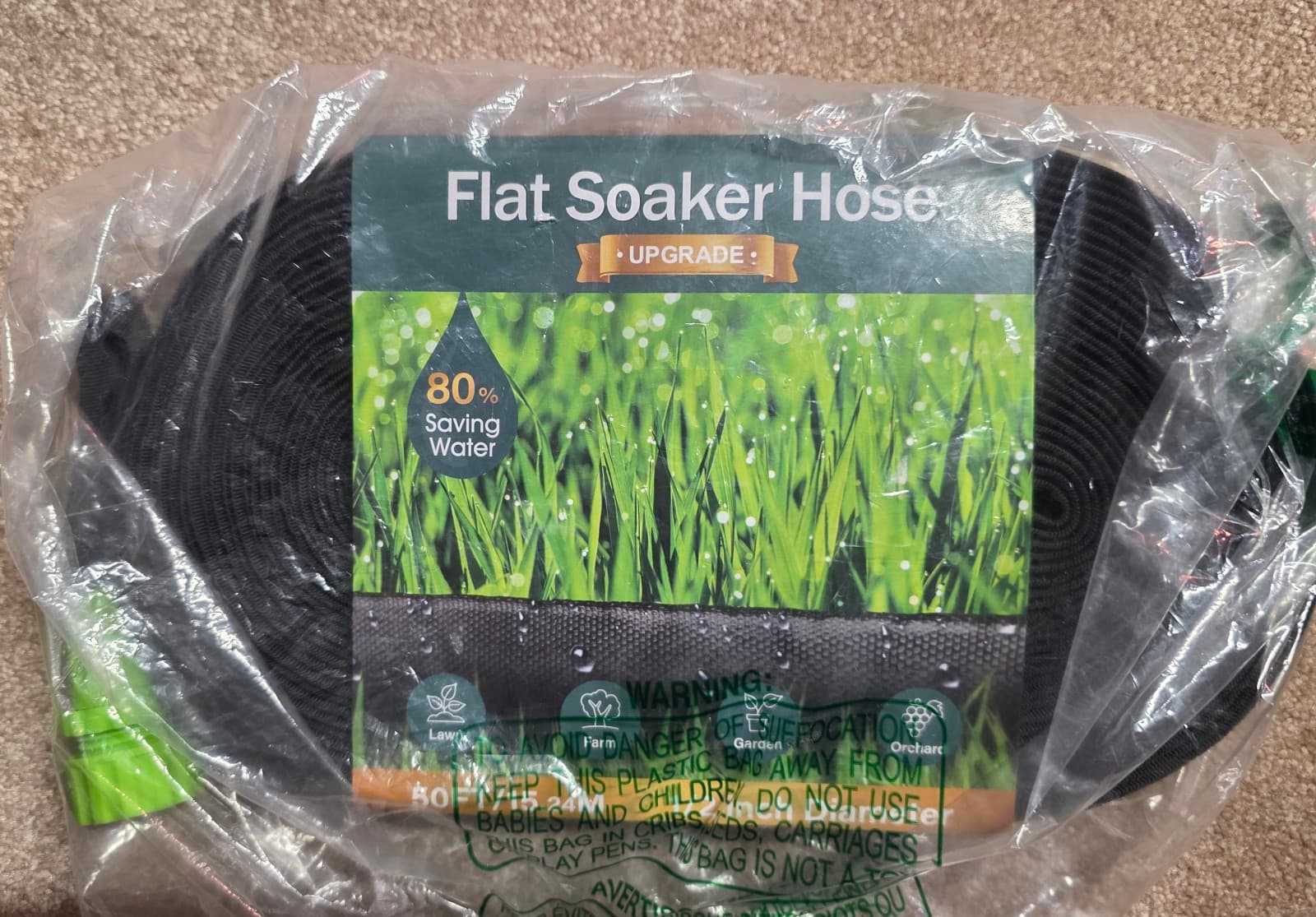 Flat Soaker Hose 50ft - Image 1