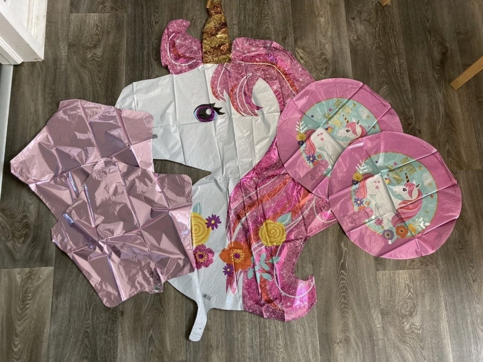 Unicorn 8th Birthday Decorations for Girls– Rainbow Unicorn Balloon Bouquet - Thumbnail 7