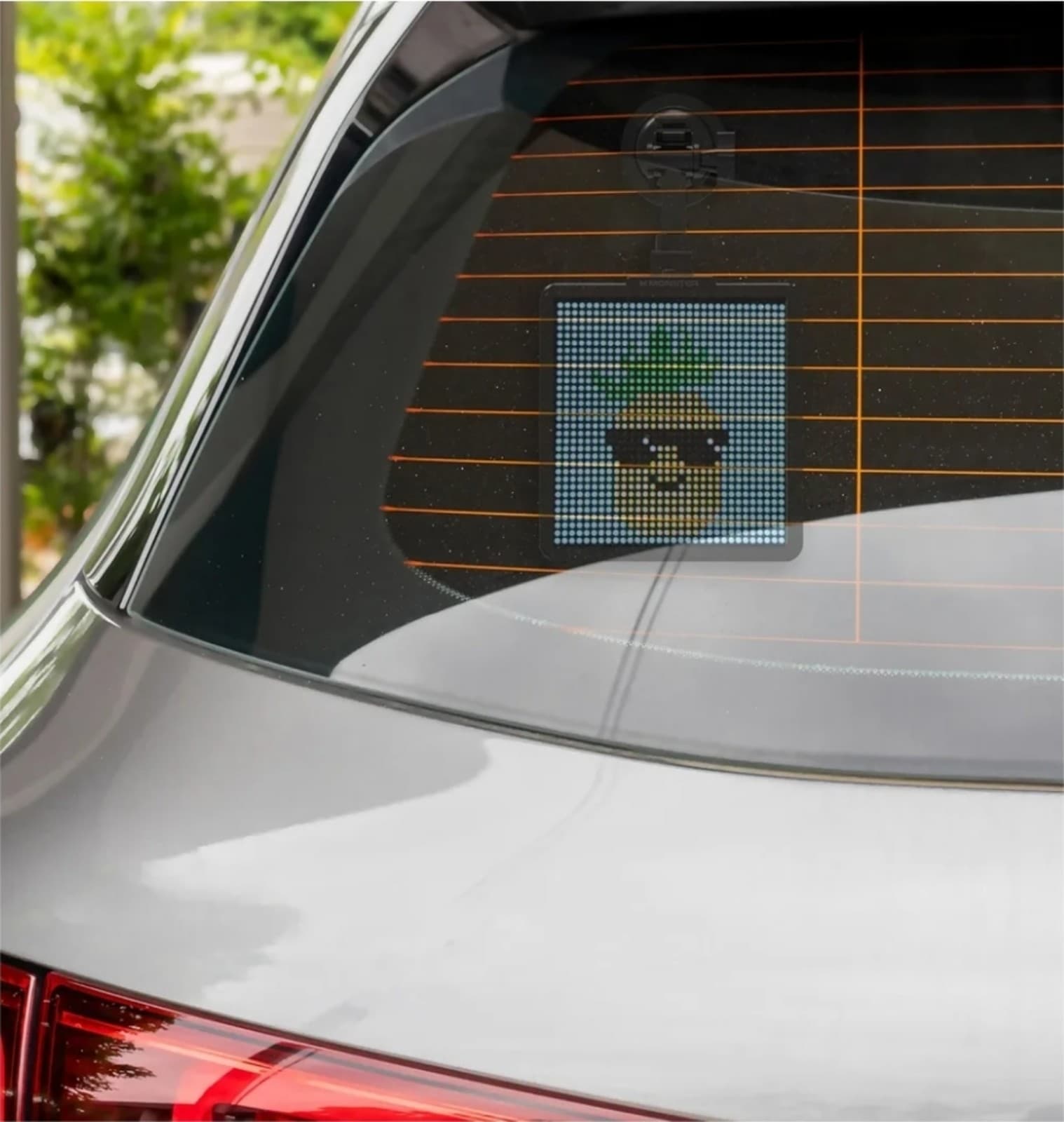 Smart Pixel Display Screen for Cars, App Controlled Custom LED Text Pattern - Thumbnail 5