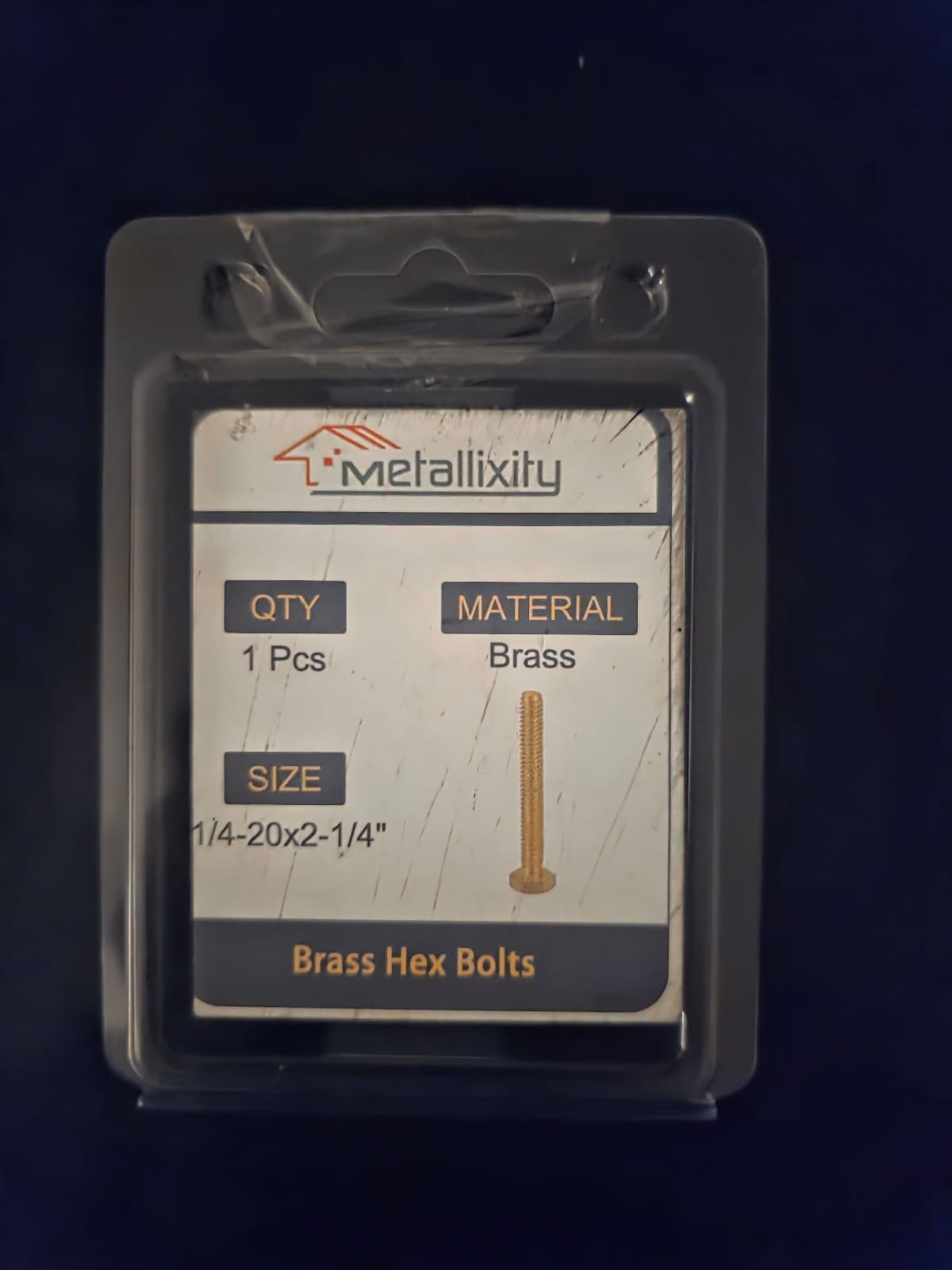 Hex Bolt 1/4-20x2-1/4" - Image 1