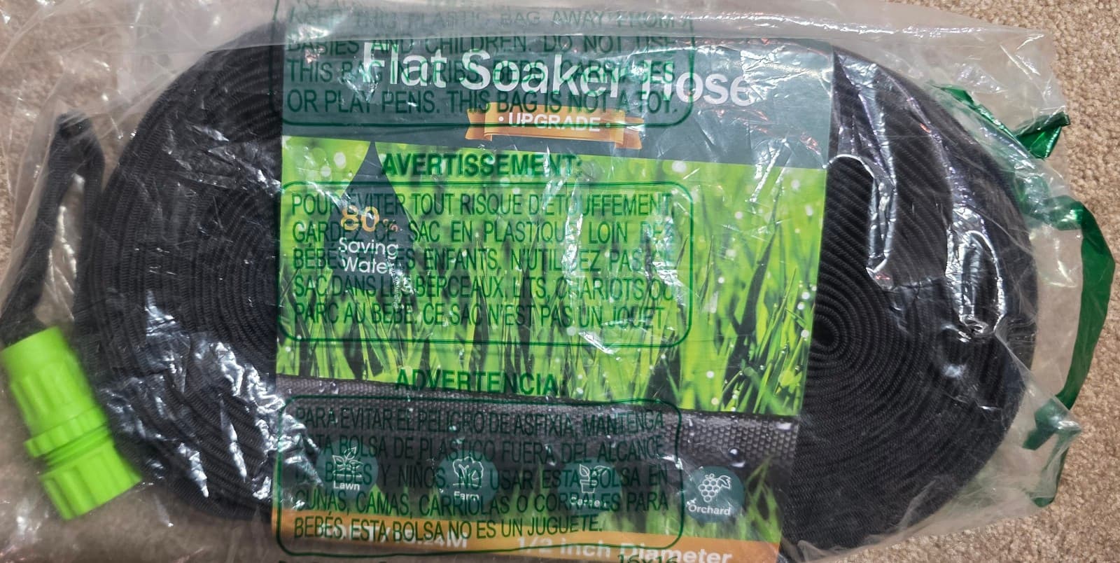 Flat Soaker Hose 50ft - Thumbnail 2