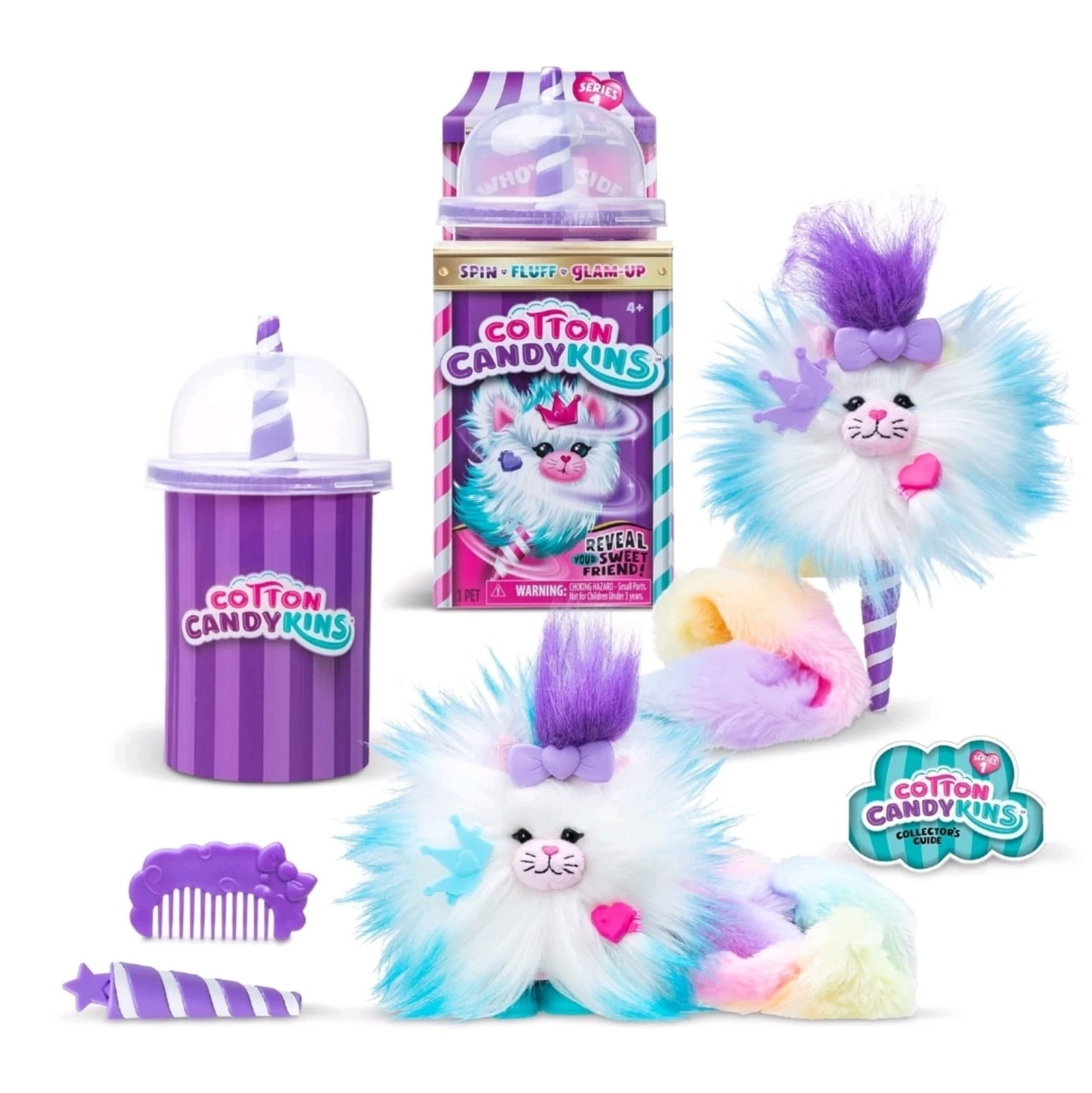 Cotton Candykins Surprise Scented Plush Toy – Spin, Fluff & Style! New Sealed - Image 1