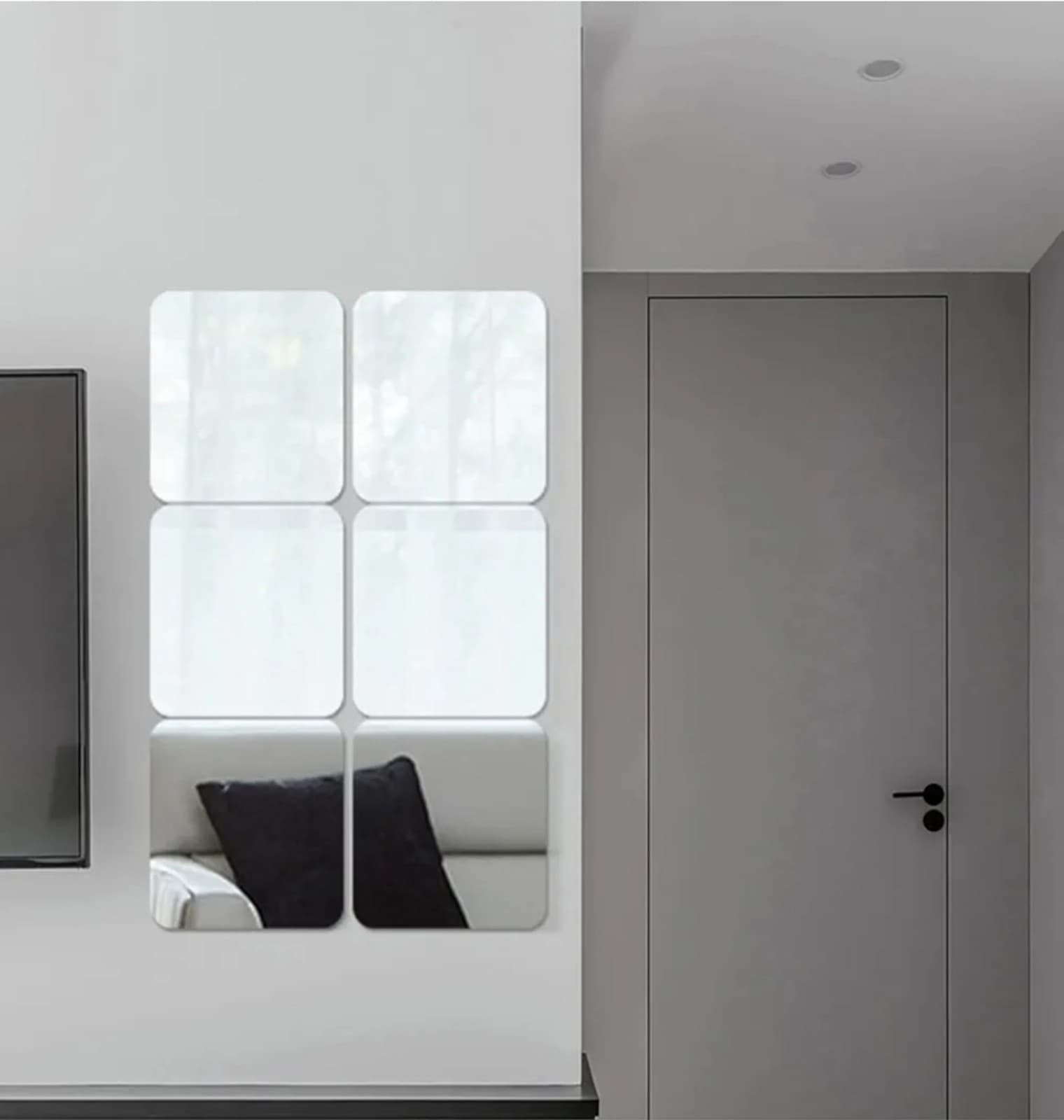 Self Adhesive Mirror 8 x 12 Inch Flexible Mirror Unbreakable - Thumbnail 2