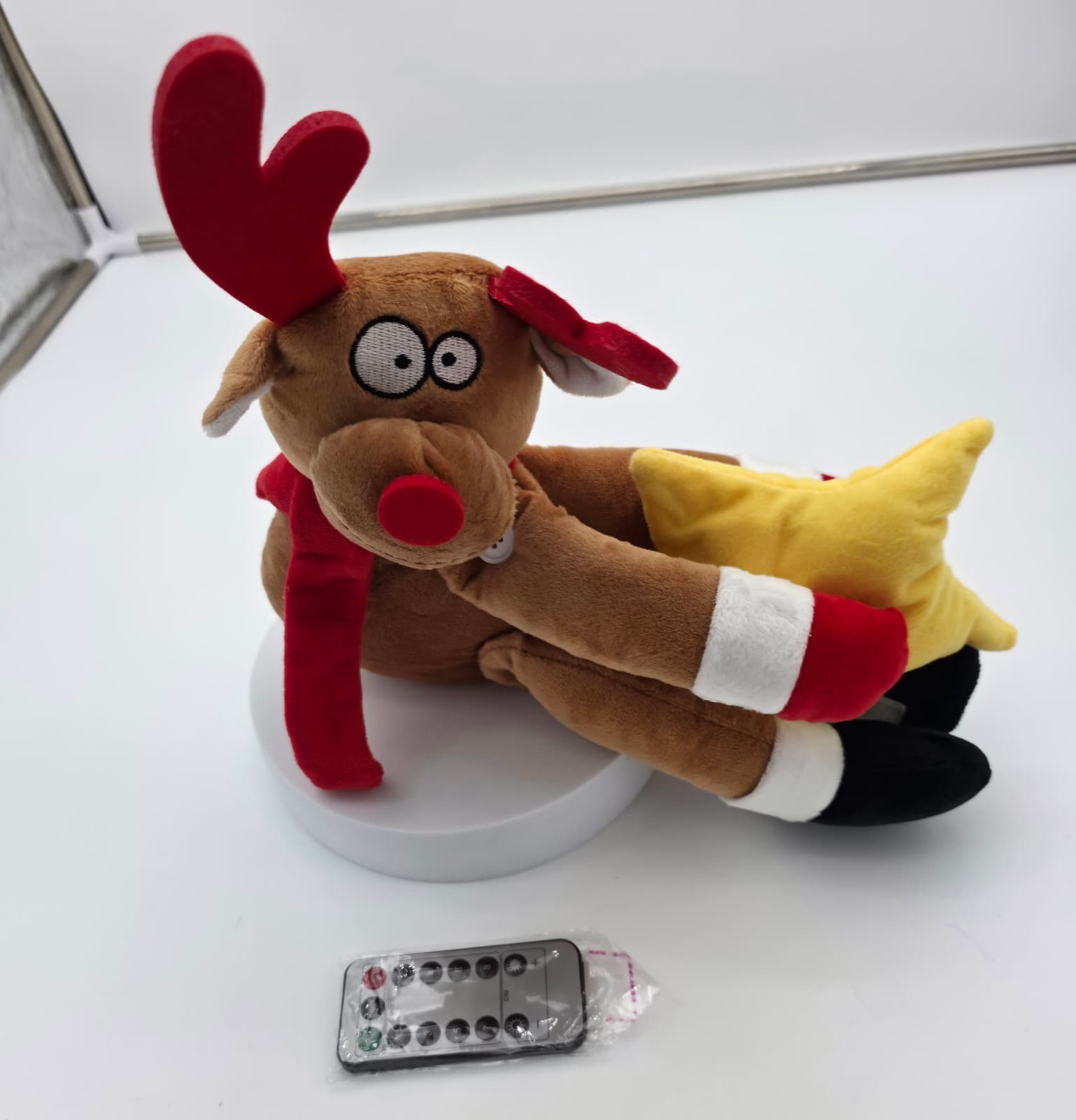 Rudolf the red nosed reindeer light up with remote - Image 1