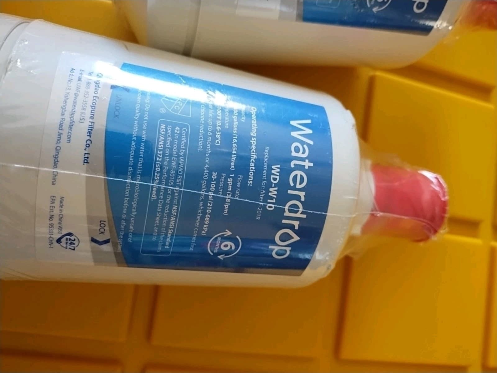 Waterdrop Refrigerator Water Filter Replacement WD-W10 for F-201R - Thumbnail 4