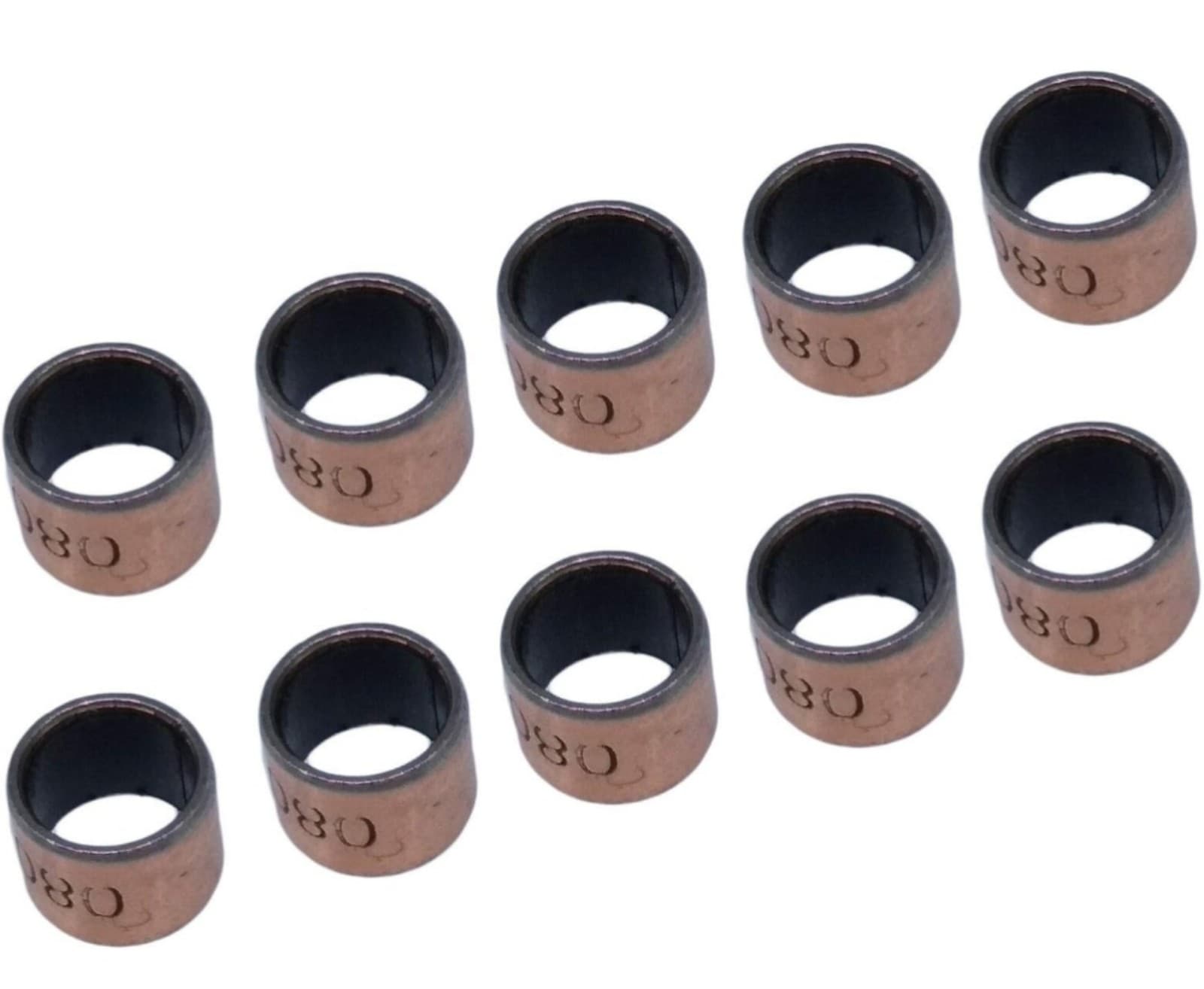 Self Lubricating Bearing Bushing Sleeve, 8 x 10 x 8mm - Image 1