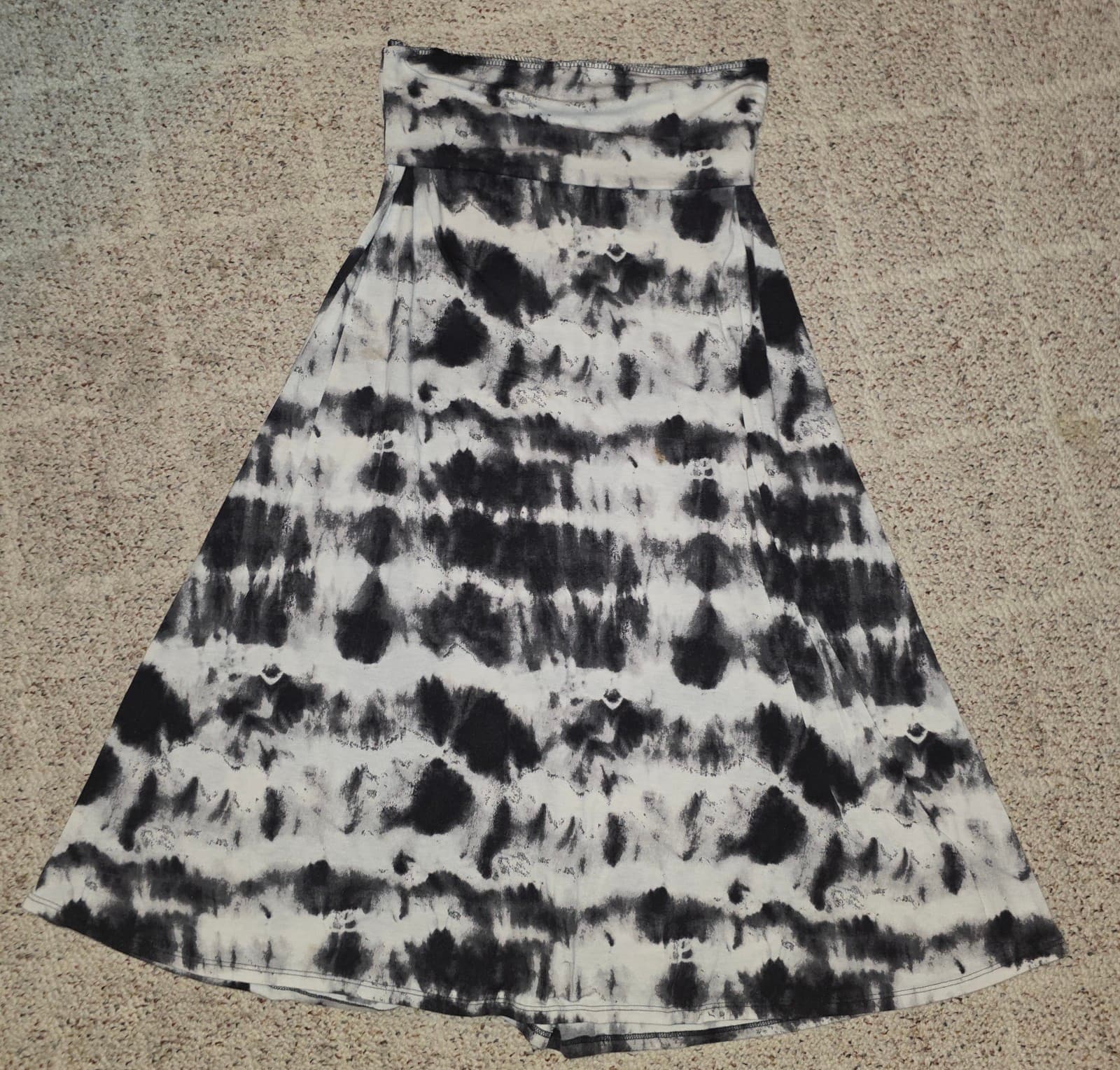 Tie Die Maxi Skirt sz M - Image 1
