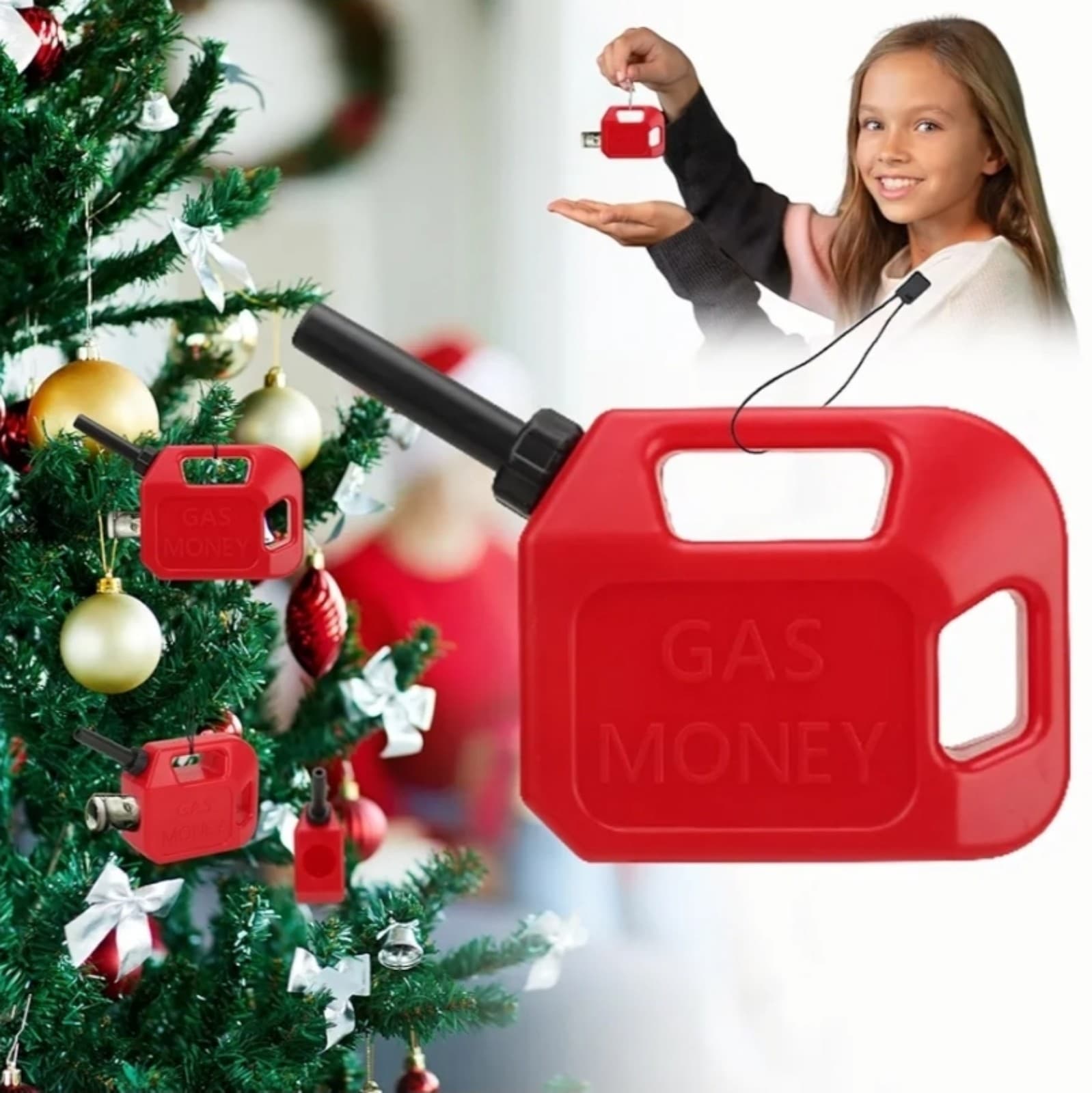 Gas Can Ornament Money Holder - Image 1