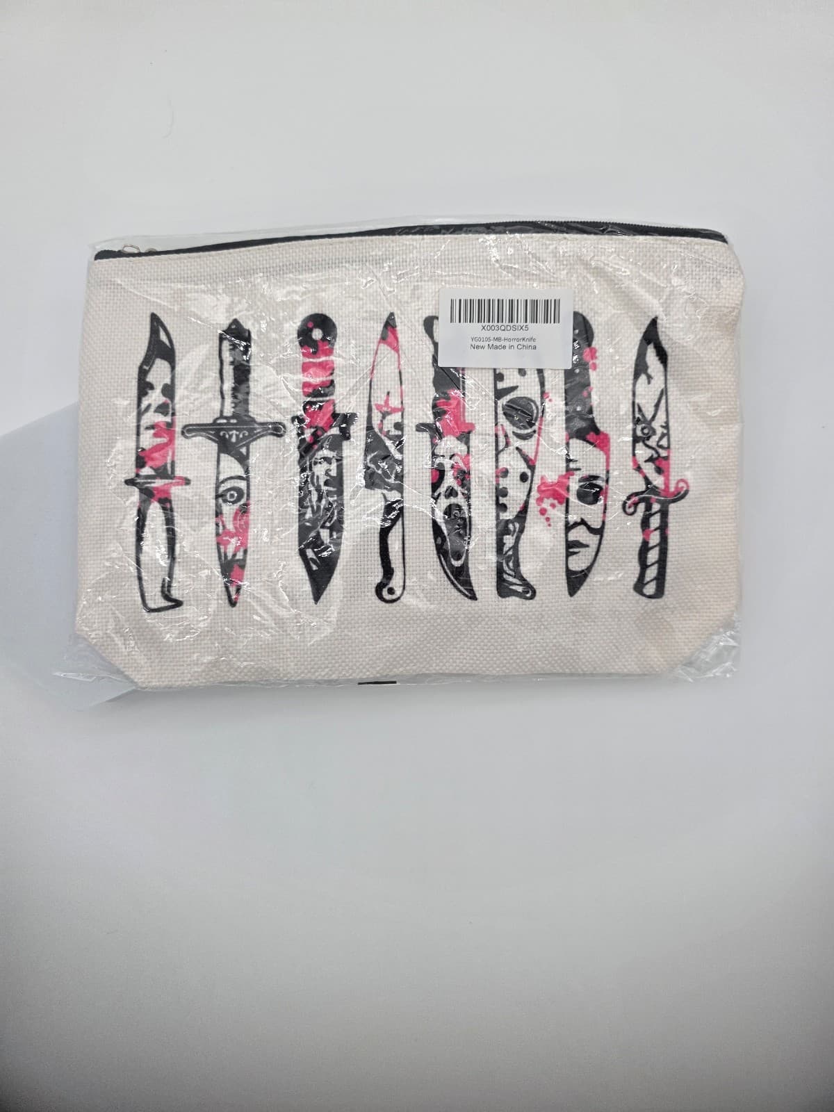 Scary Movie Zipper Bag - Image 1