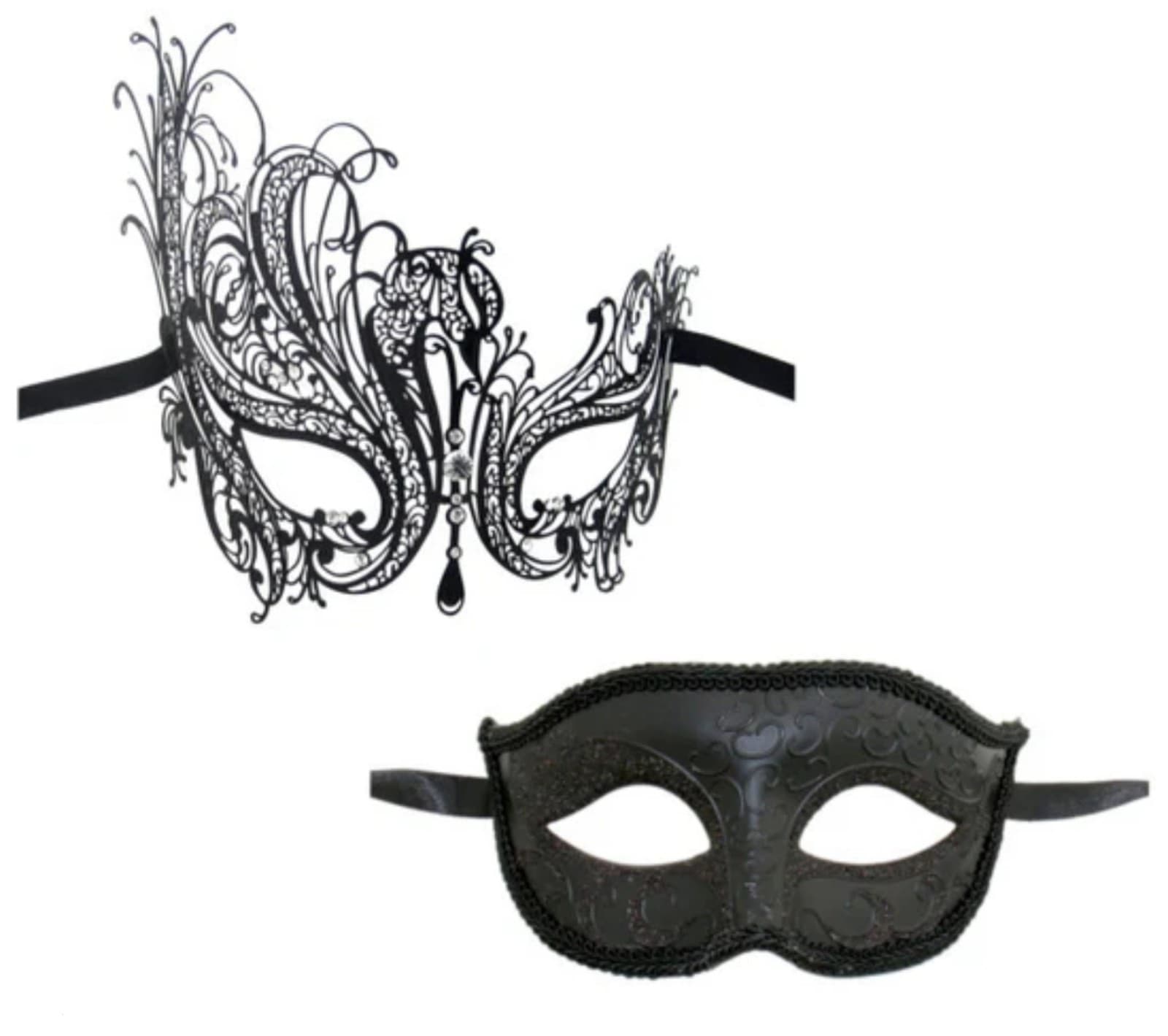 Couples Masquerade Masks - Thumbnail 2