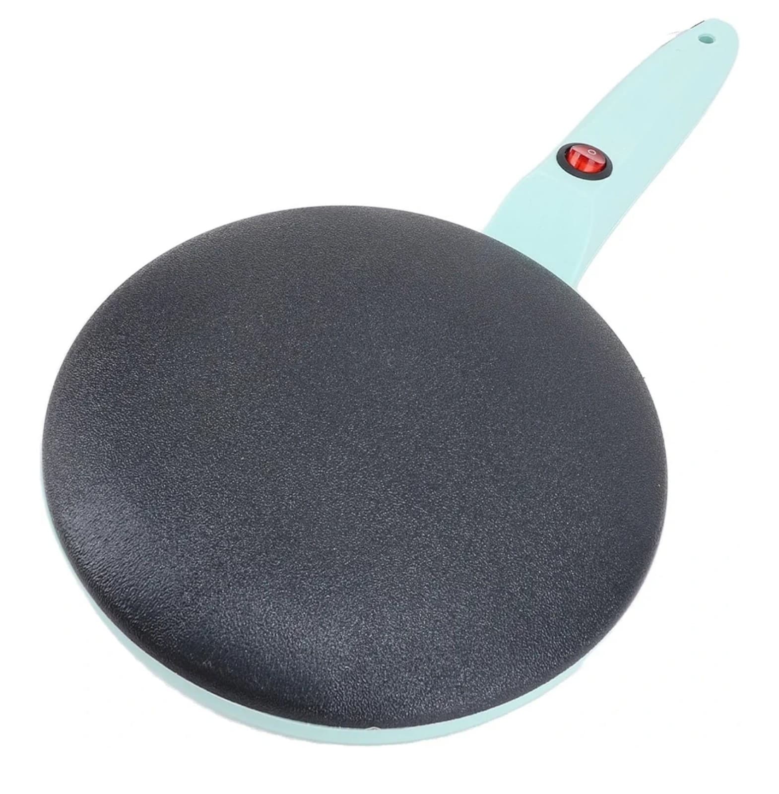 Electric Crepe Maker, 8 Inch Portable Crepe Maker Machine with Long Handle, Auto - Image 1