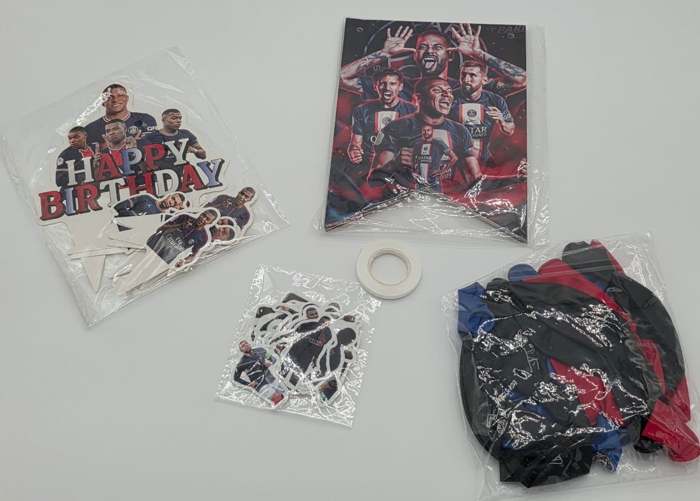 Kylian Soccer Theme Birthday Decorations 82pcs - Thumbnail 4