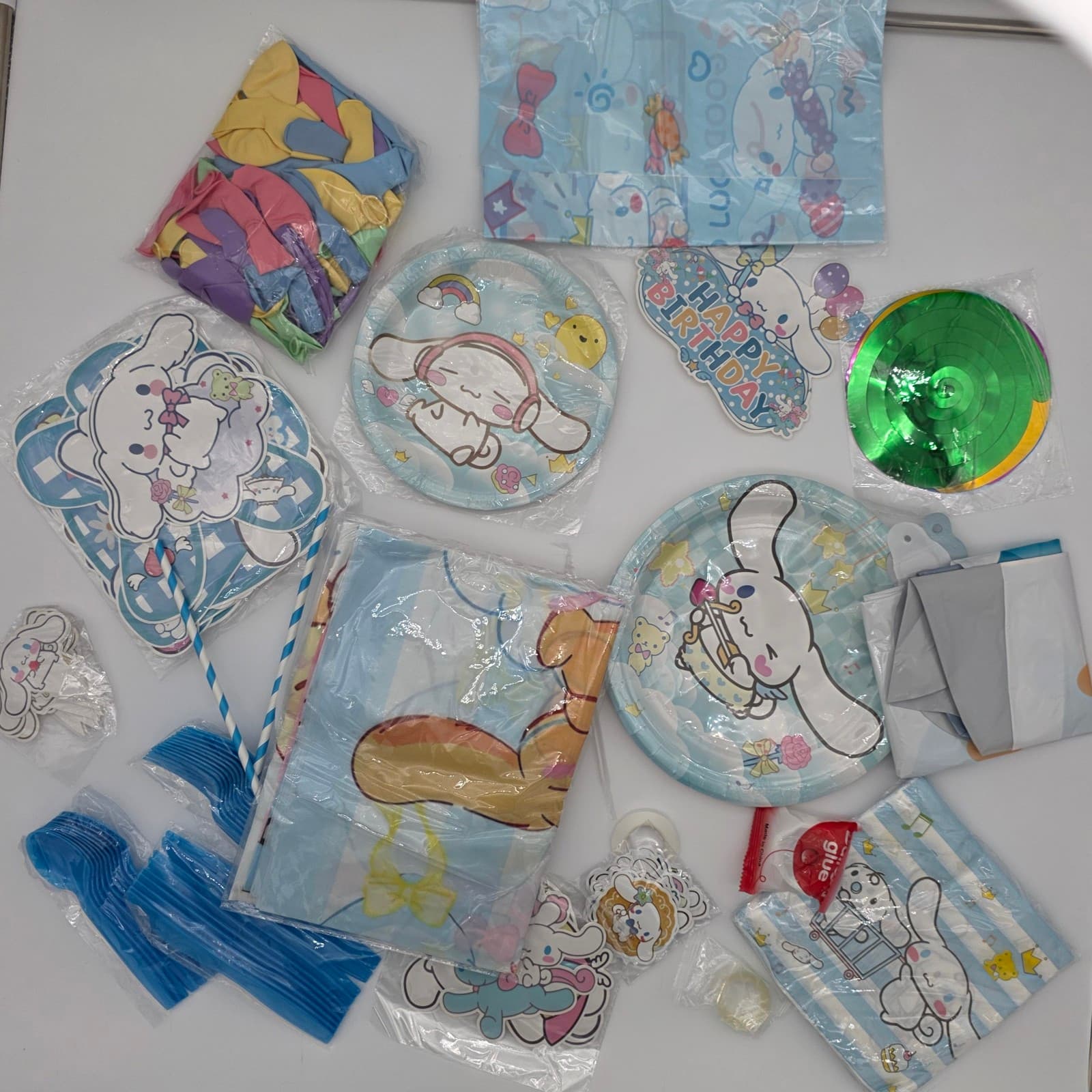 Cinnamoroll Birthday Part Supplies for 10 Guests - Image 1