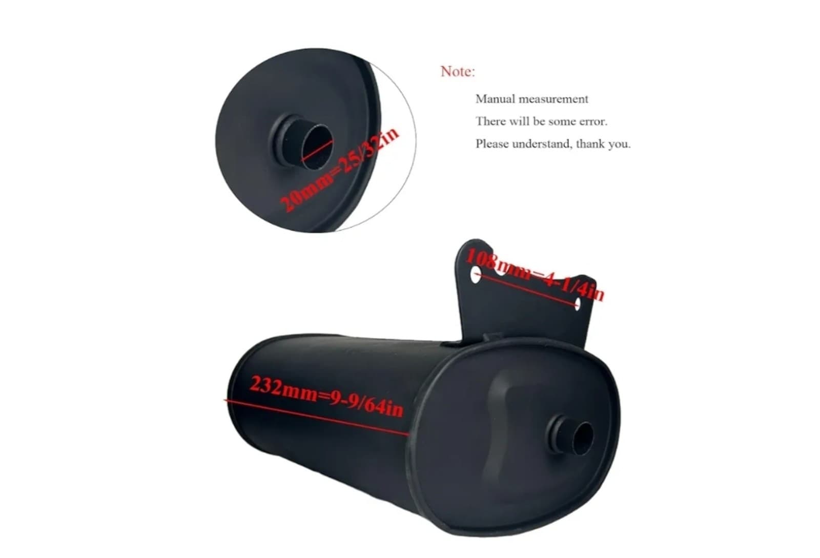 Generator Muffler Silencer for Champion, Duramax, Firman, ect - Thumbnail 4