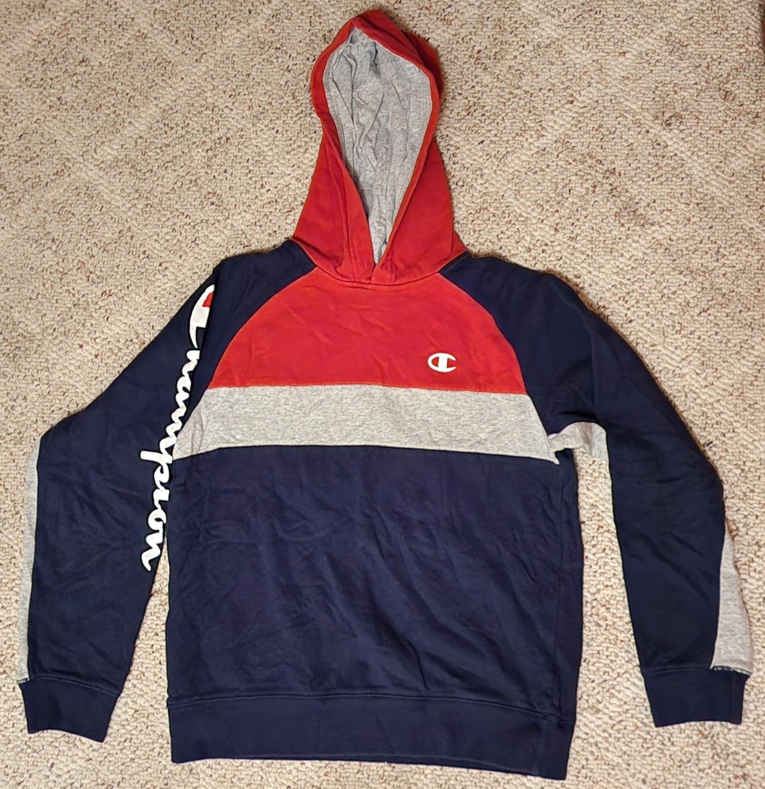 Boys Champion Hoodie sz L - Thumbnail 2