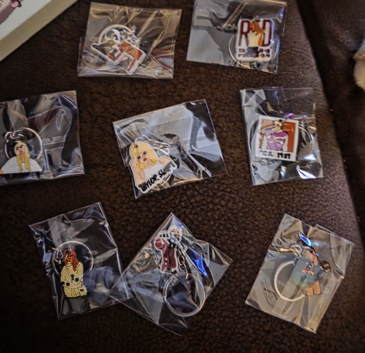 Taylor Swift Keychains/Bag Charms - Image 1