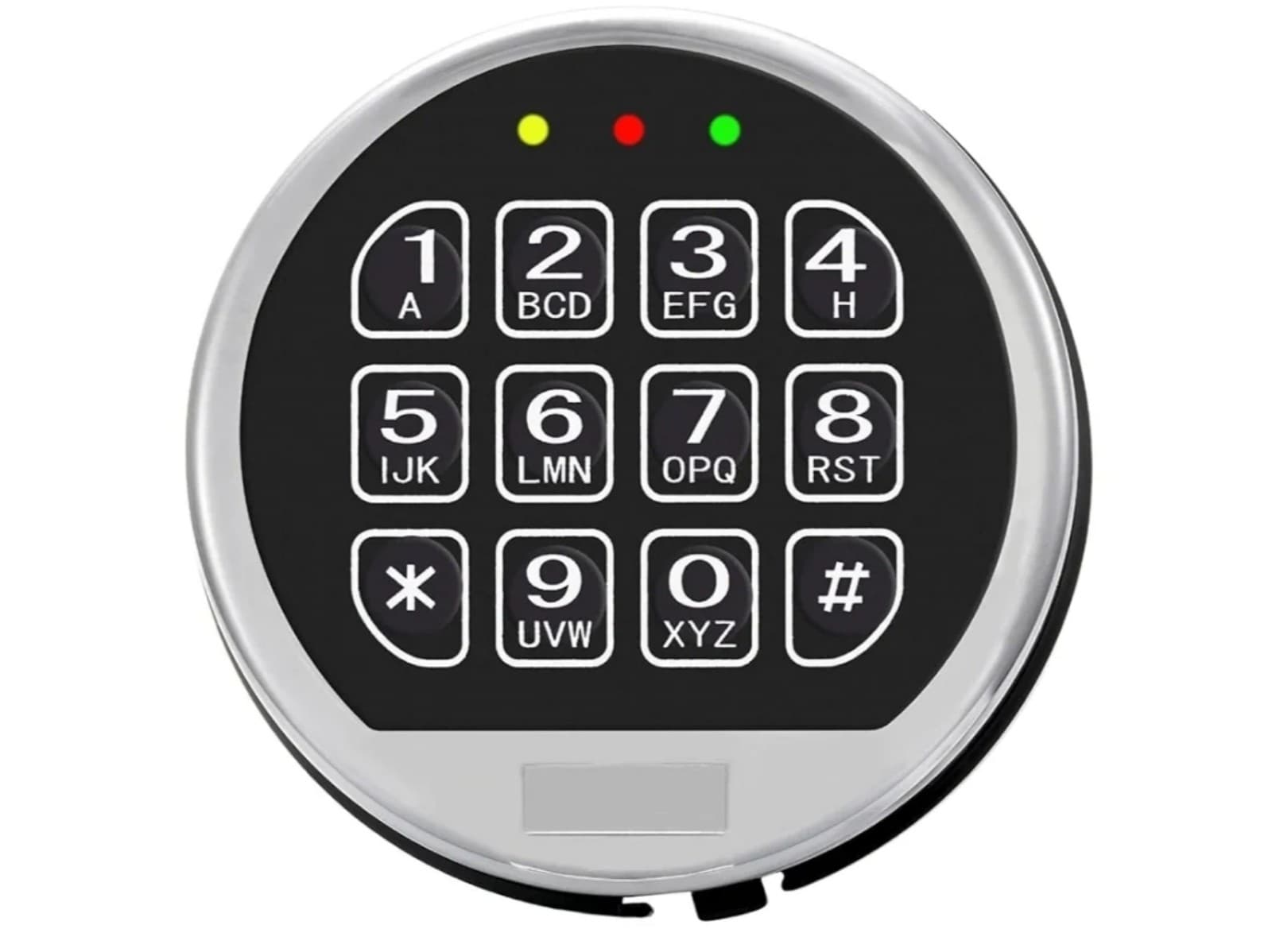 Gun Safe Lock Replacement with Solenoid Lock High Security Chrome Digital Keypad - Image 1