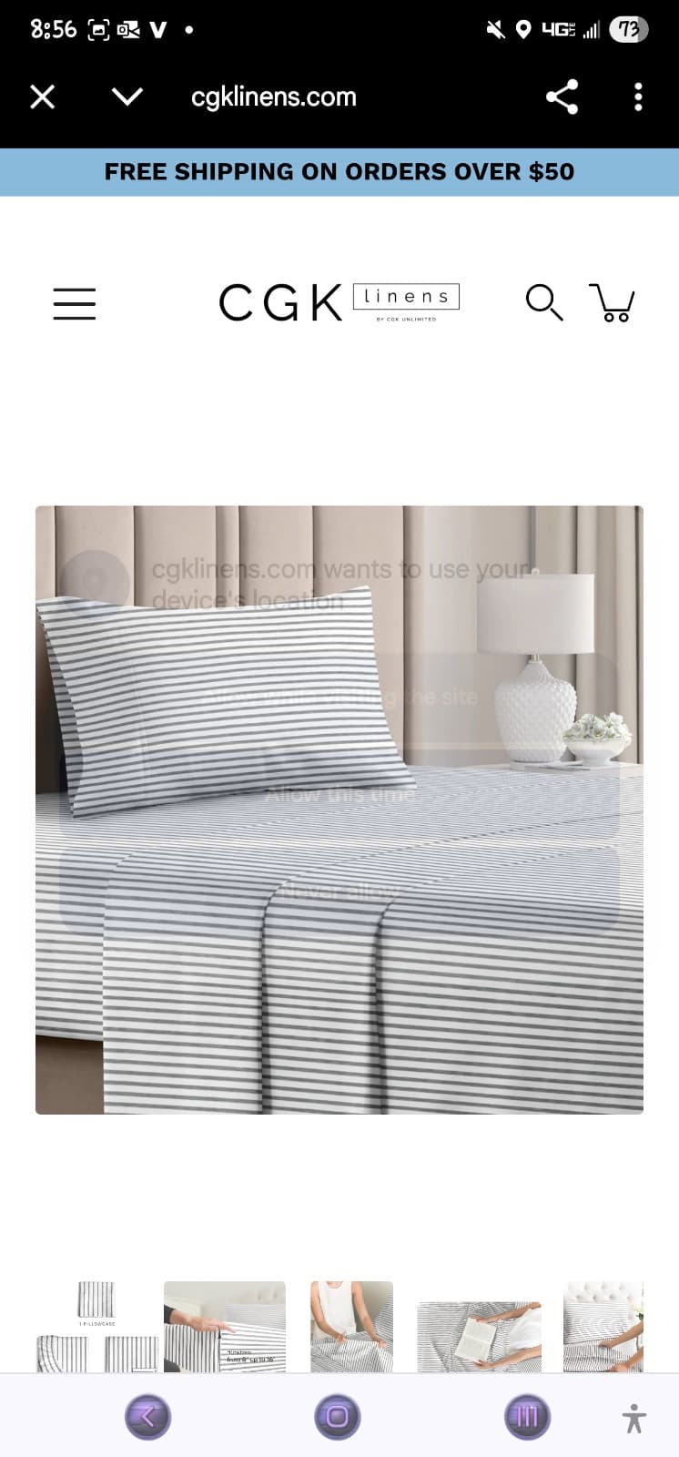 CGK Queen Size Bedding Set - Image 1